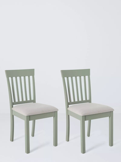 John Lewis John Lewis Wilton Slatted Dining Chair Set of 2- Buy online at McGrocer