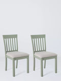 Ensemble de 2 chaises de salle à manger à lattes John Lewis Wilton (marque britannique)