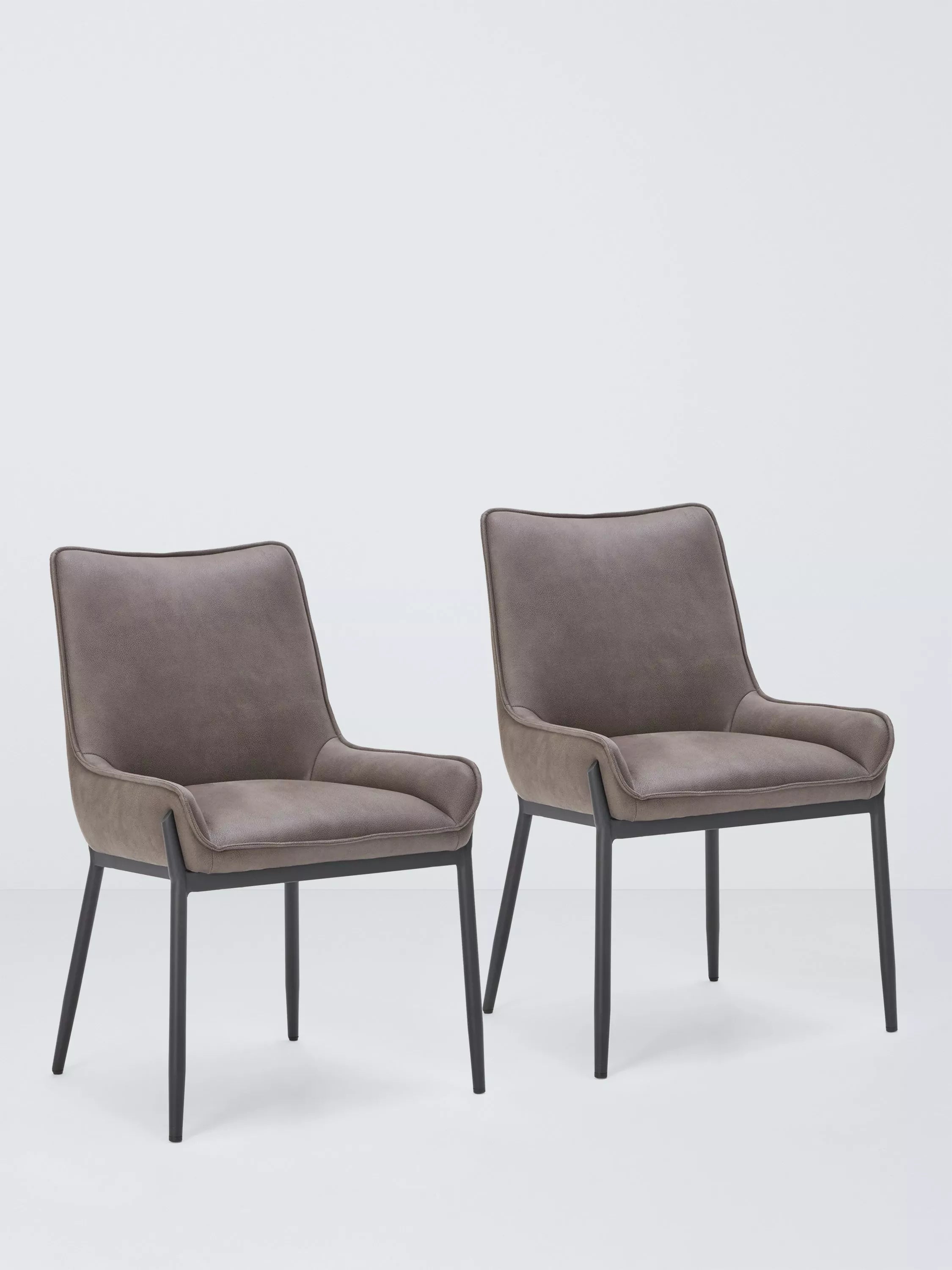 John Lewis Calgary Dining Side Chair, Set of 2, Mocha