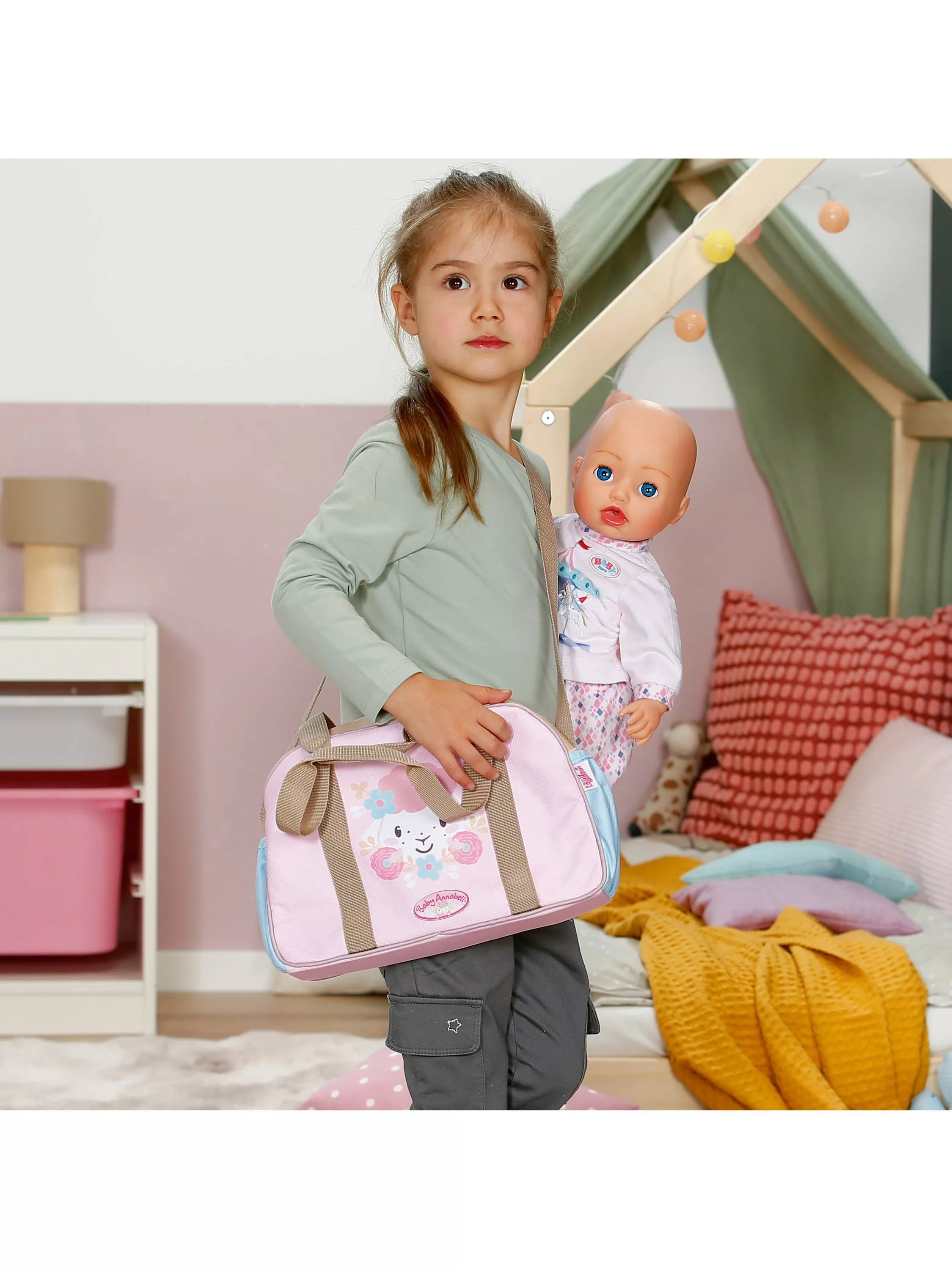 Baby Annabell doll changing bag - British product