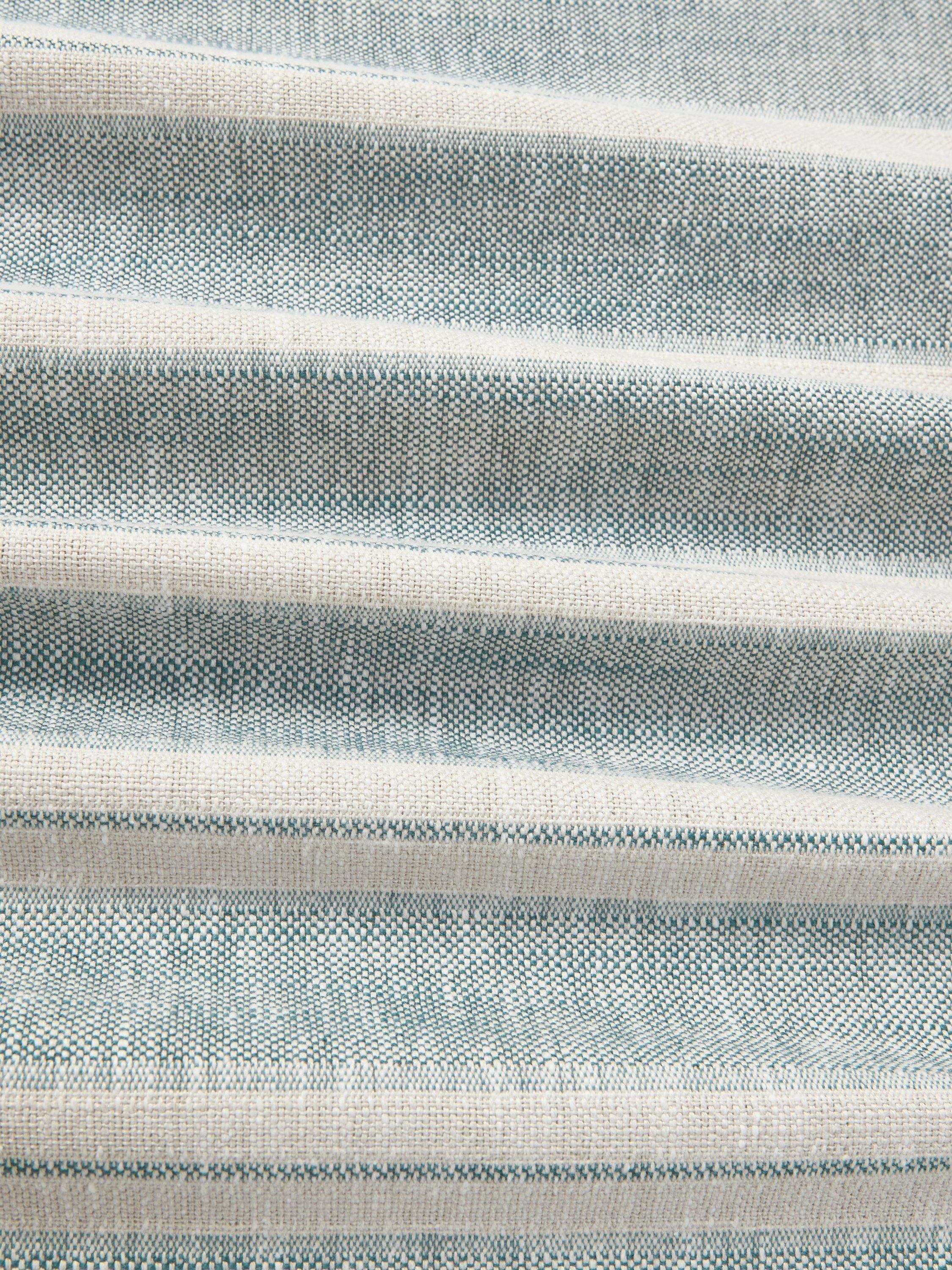 John Lewis Whitby Stripe furnishing fabric Bluestone, UK version