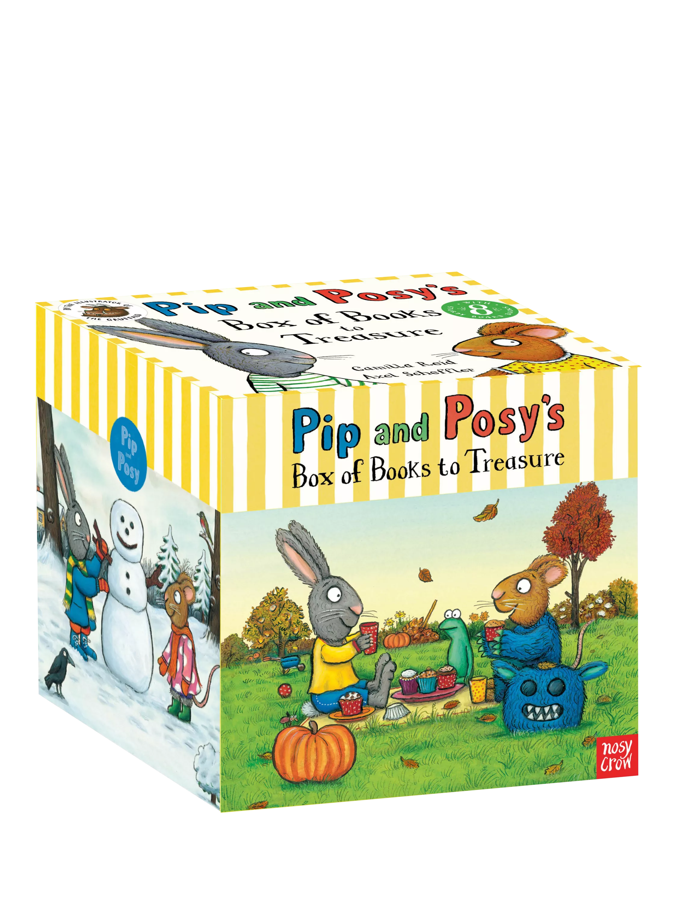 Nosy Crow Pip and Posy 8-book gift set (British brand)