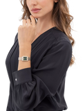 HUGO BOSS Mae Petite green dial bi-colour watch - British product