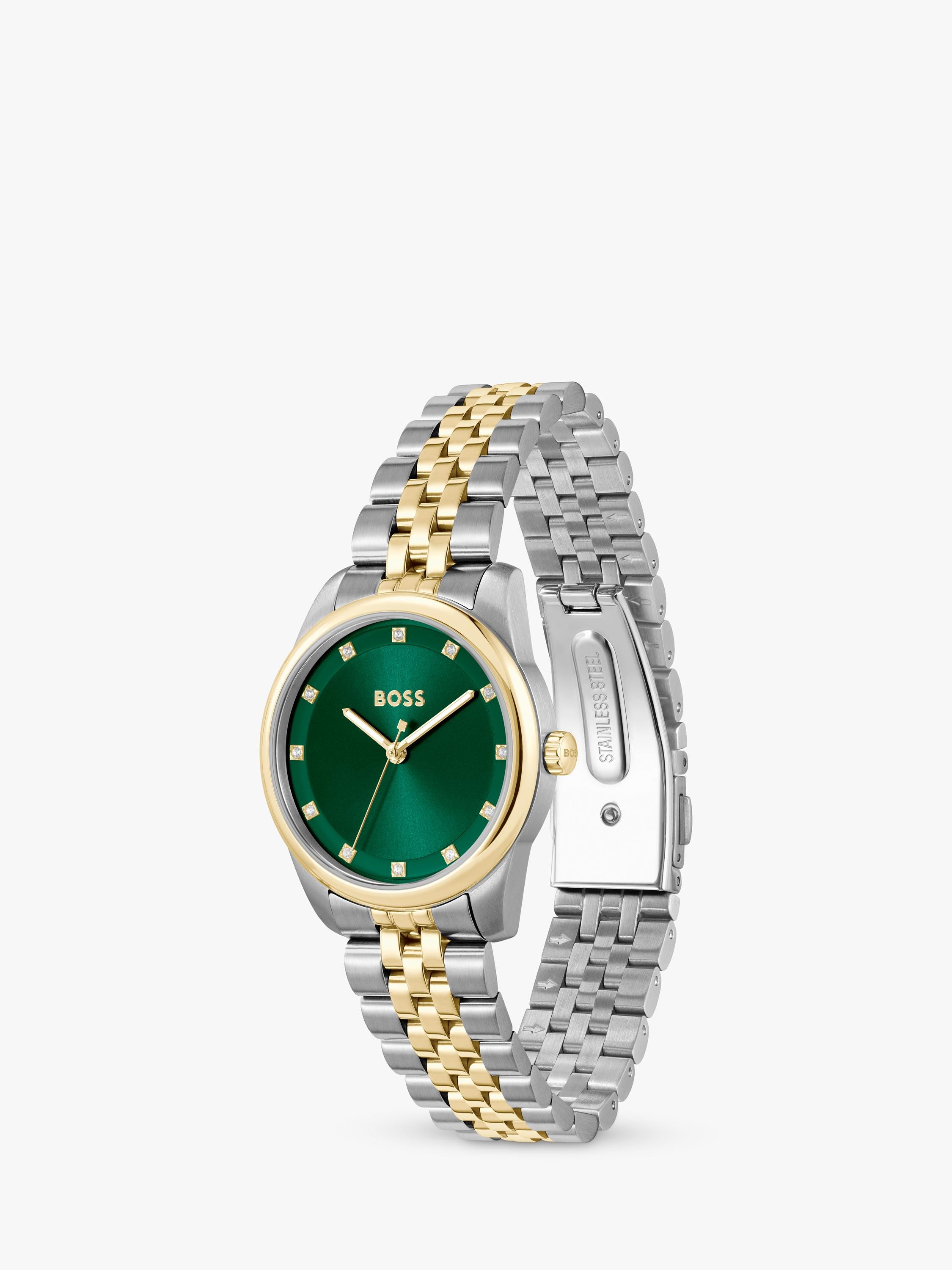 HUGO BOSS women's bi-colour watch 32mm, imported from the UK