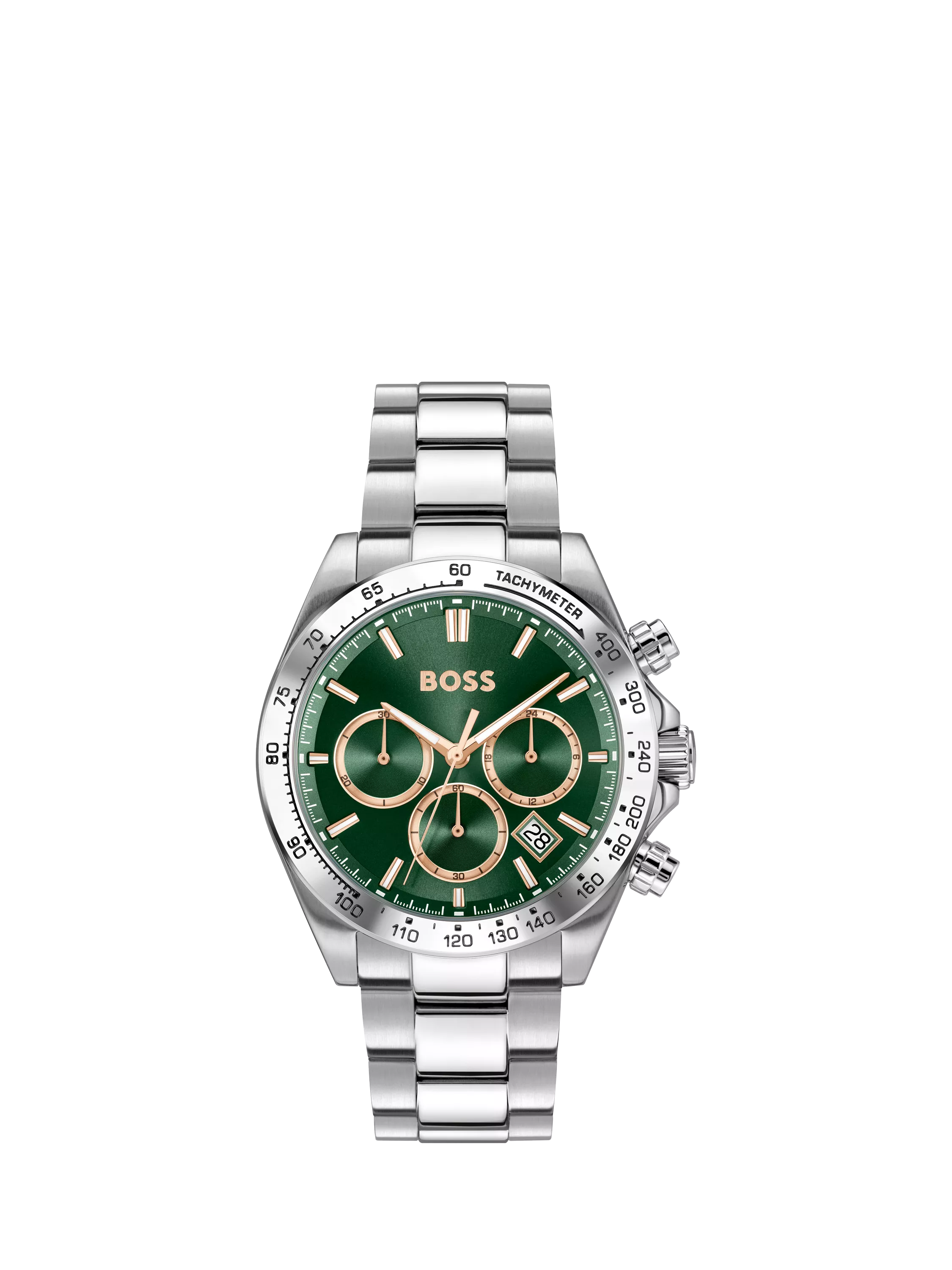 HUGO BOSS Hero bracelet chronograph watch 43mm, UK version