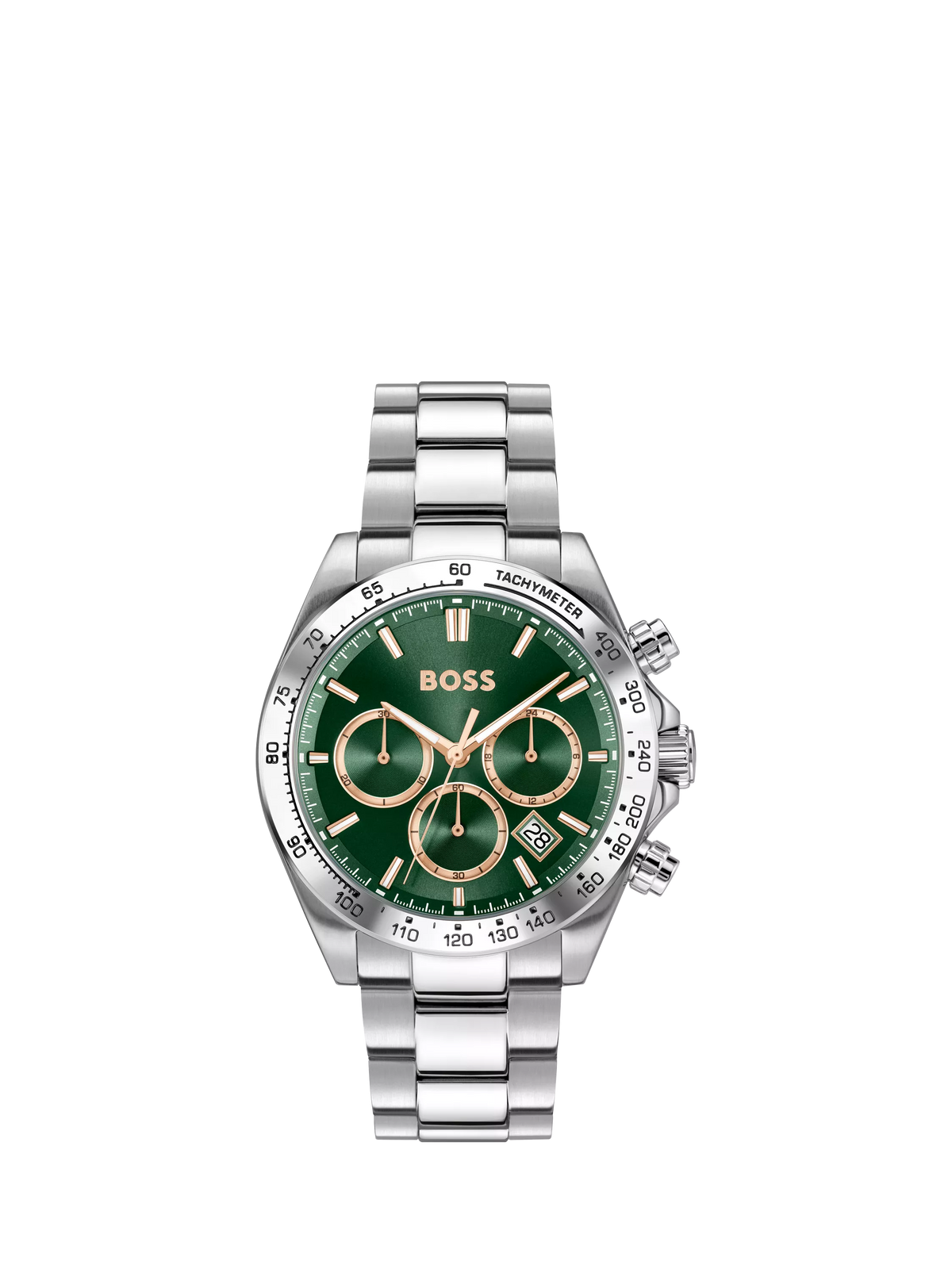 HUGO BOSS Hero bracelet chronograph watch 43mm, UK version