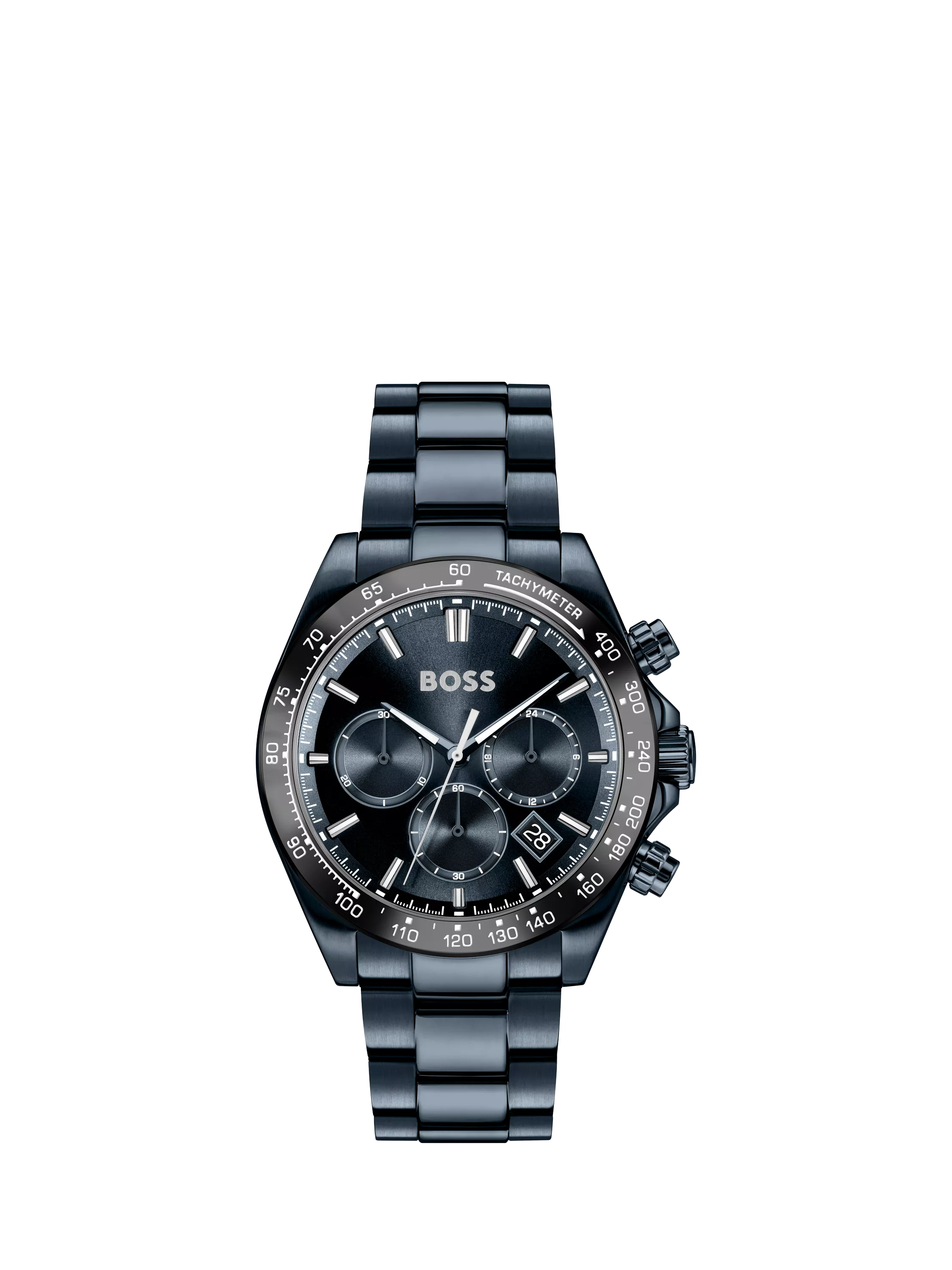 HUGO BOSS Hero Chronograph blue dial watch - British product