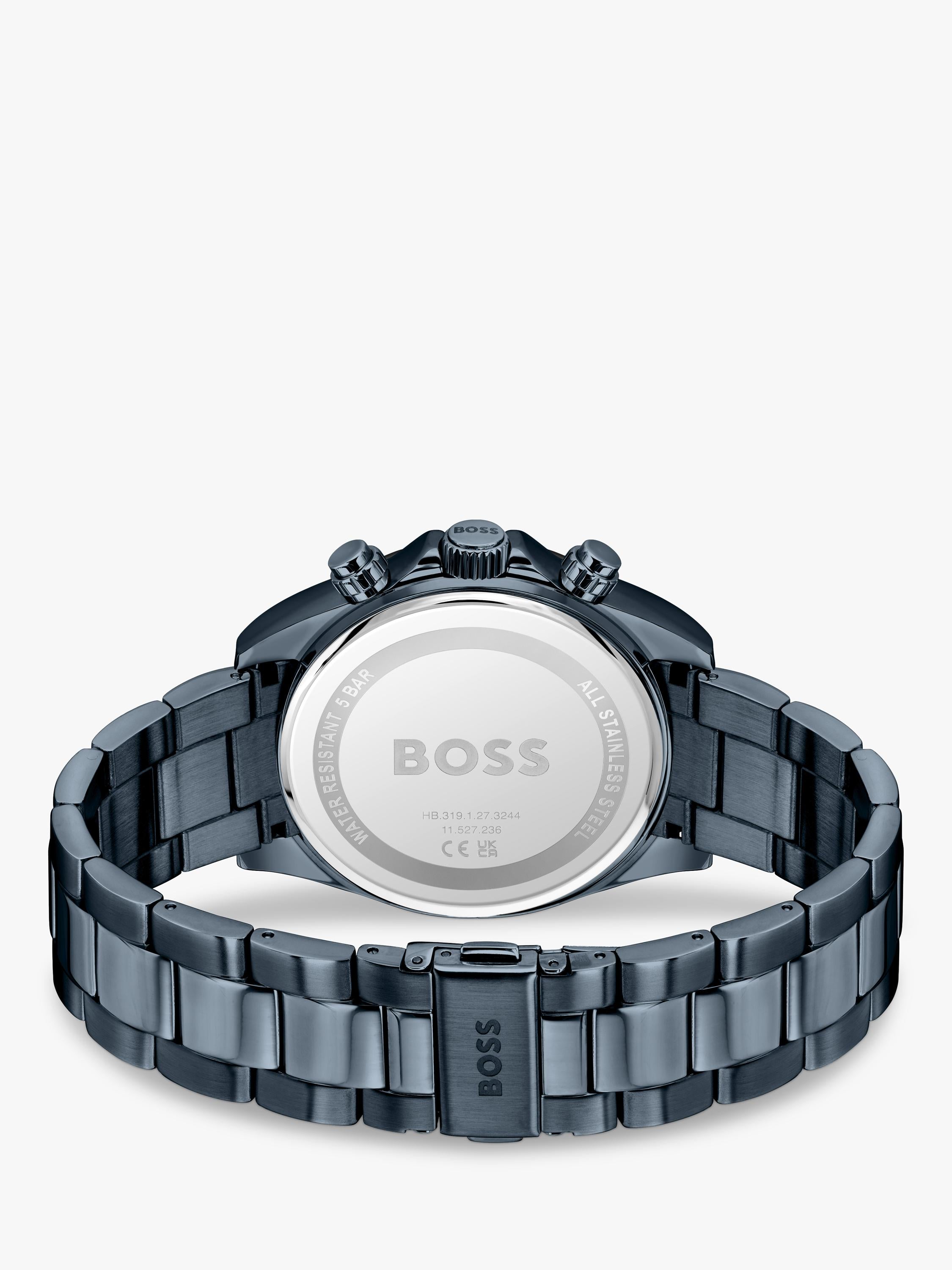HUGO BOSS Hero Chronograph blue dial watch - British product