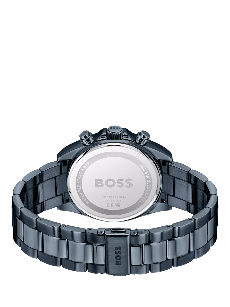 HUGO BOSS Hero Chronograph blue dial watch - British product