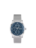 Hugo Boss men's Principle Master mesh strap watch blue dial, UK version