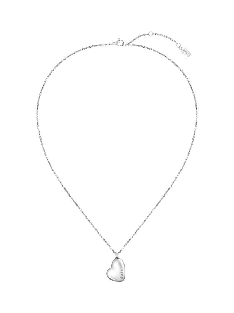 HUGO BOSS Honey Heart Charm Necklace, imported from the UK