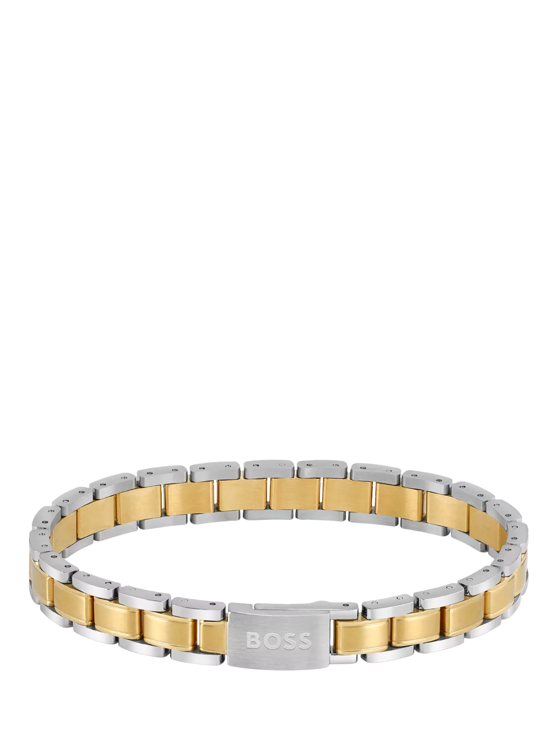 HUGO BOSS men's two-toned bracelet stainless steel, UK version