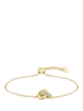 HUGO BOSS Live Precious crystal ring bracelet gold 175mm - British product