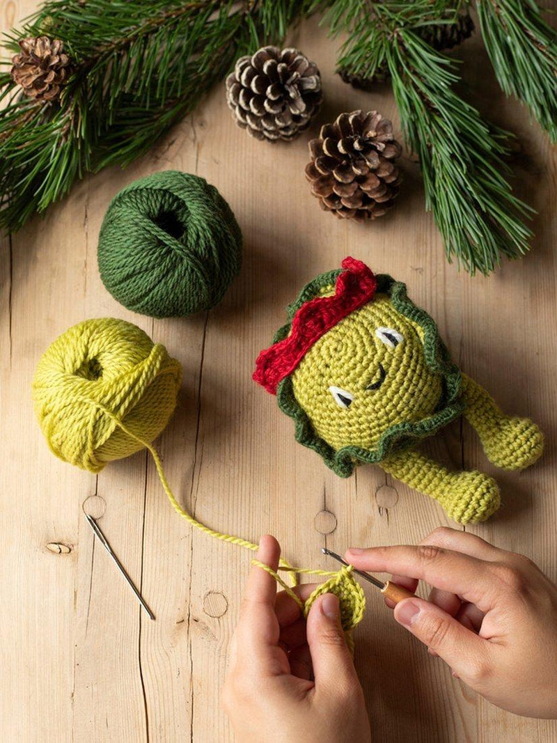 TOFT crochet kit for Brussels sprout, UK version