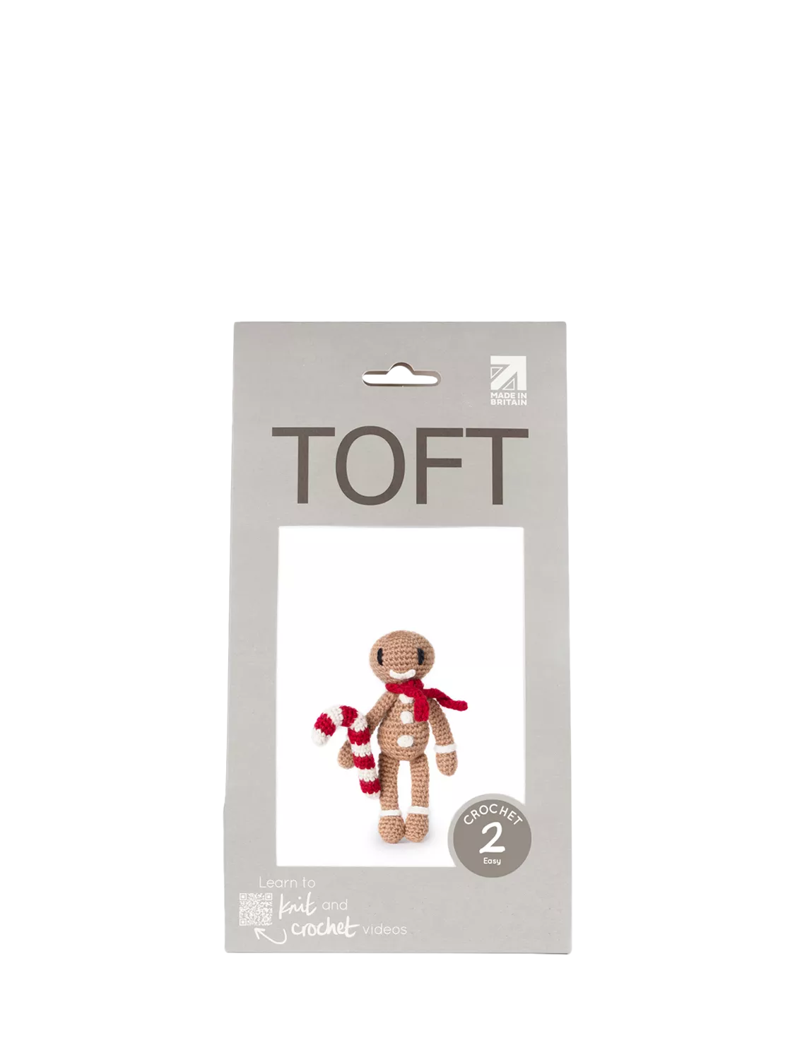 TOFT beginner gingerbread man crochet kit (British brand)