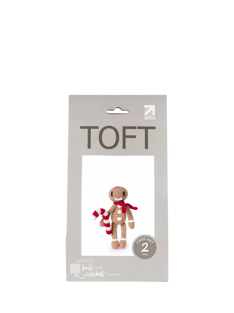 TOFT beginner gingerbread man crochet kit (British brand)