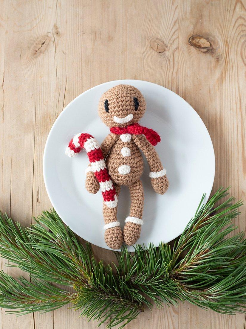 TOFT beginner gingerbread man crochet kit (British brand)