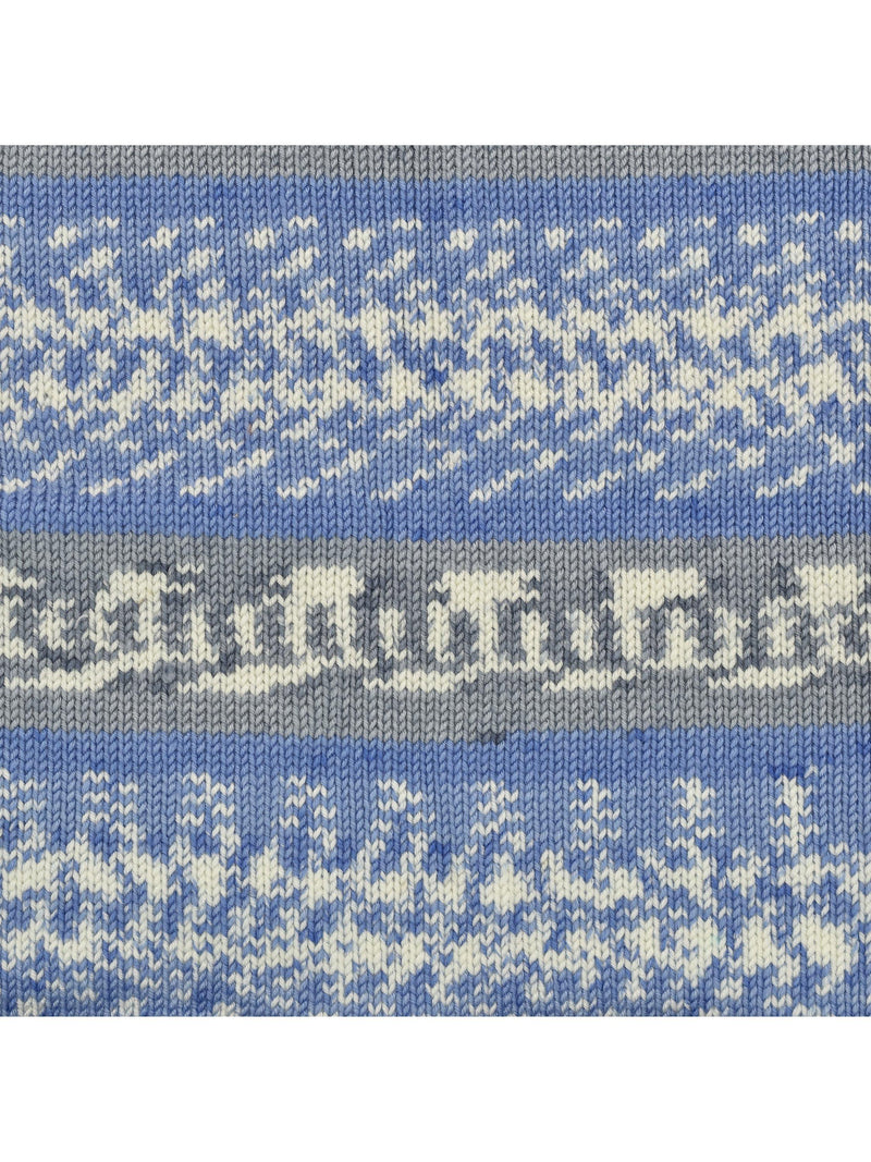 King Cole Fjord DK yarn with multi-colour mock Fair Isle effect, 100g, UK version