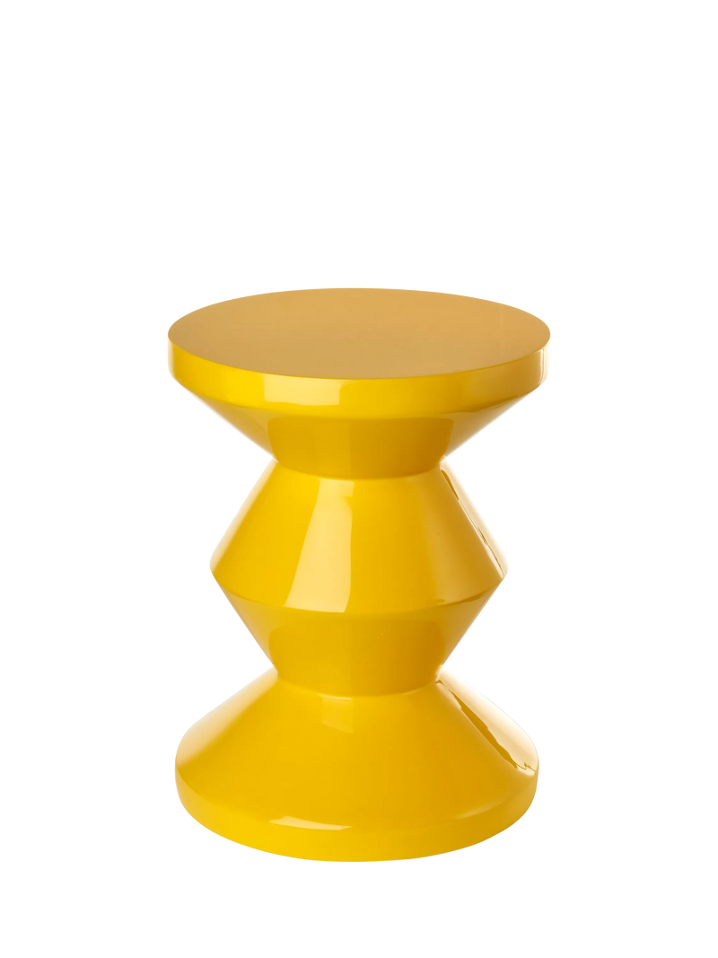 pols potten Zig Zag stool yellow glossy finish, UK version
