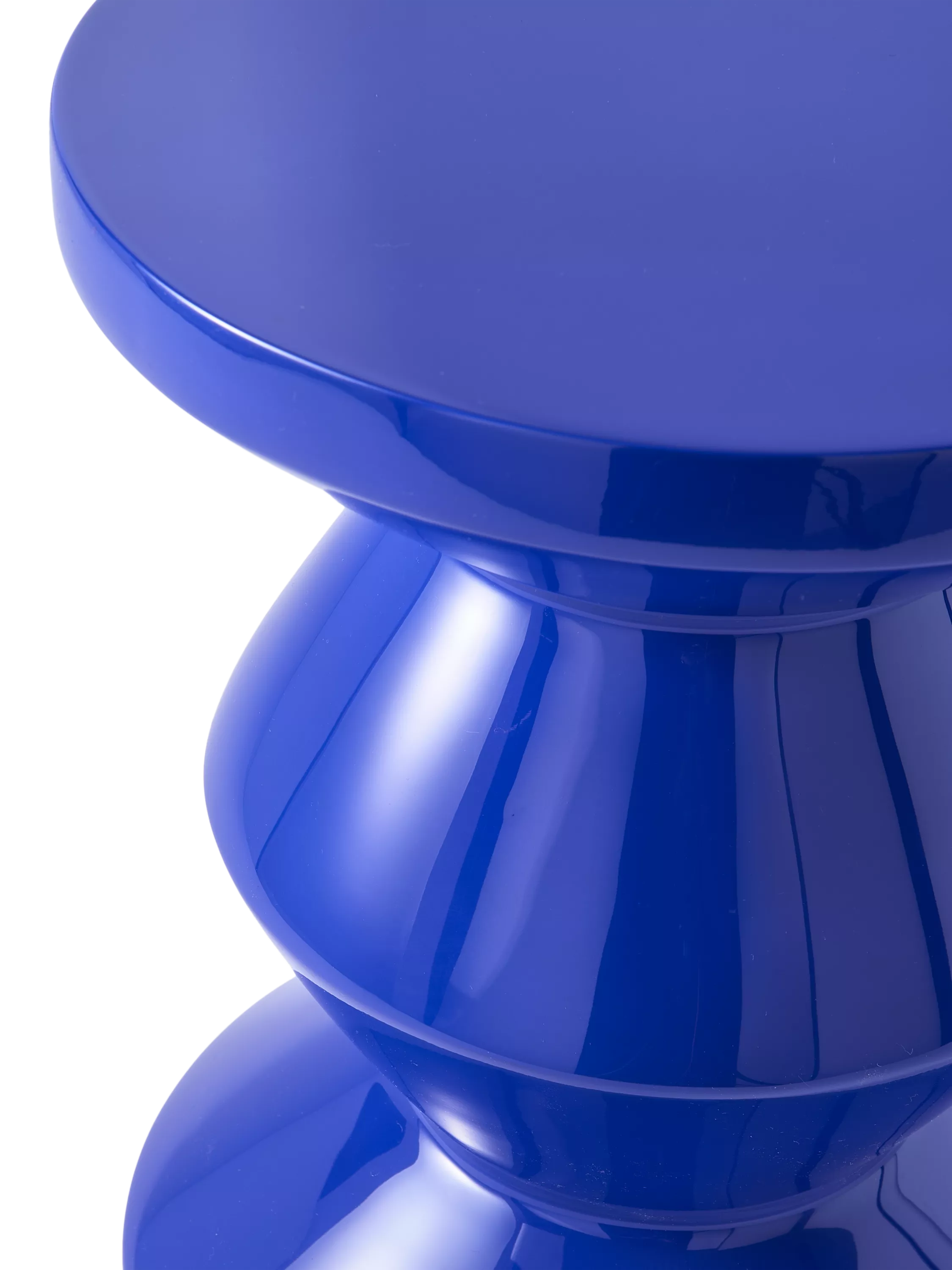 pols potten Zig Zag Stool in blue - British product