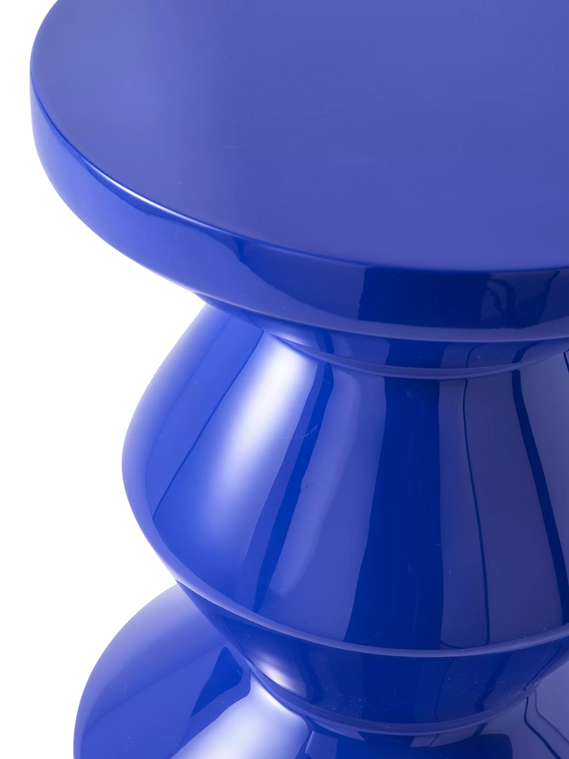 pols potten Zig Zag Stool in blue - British product