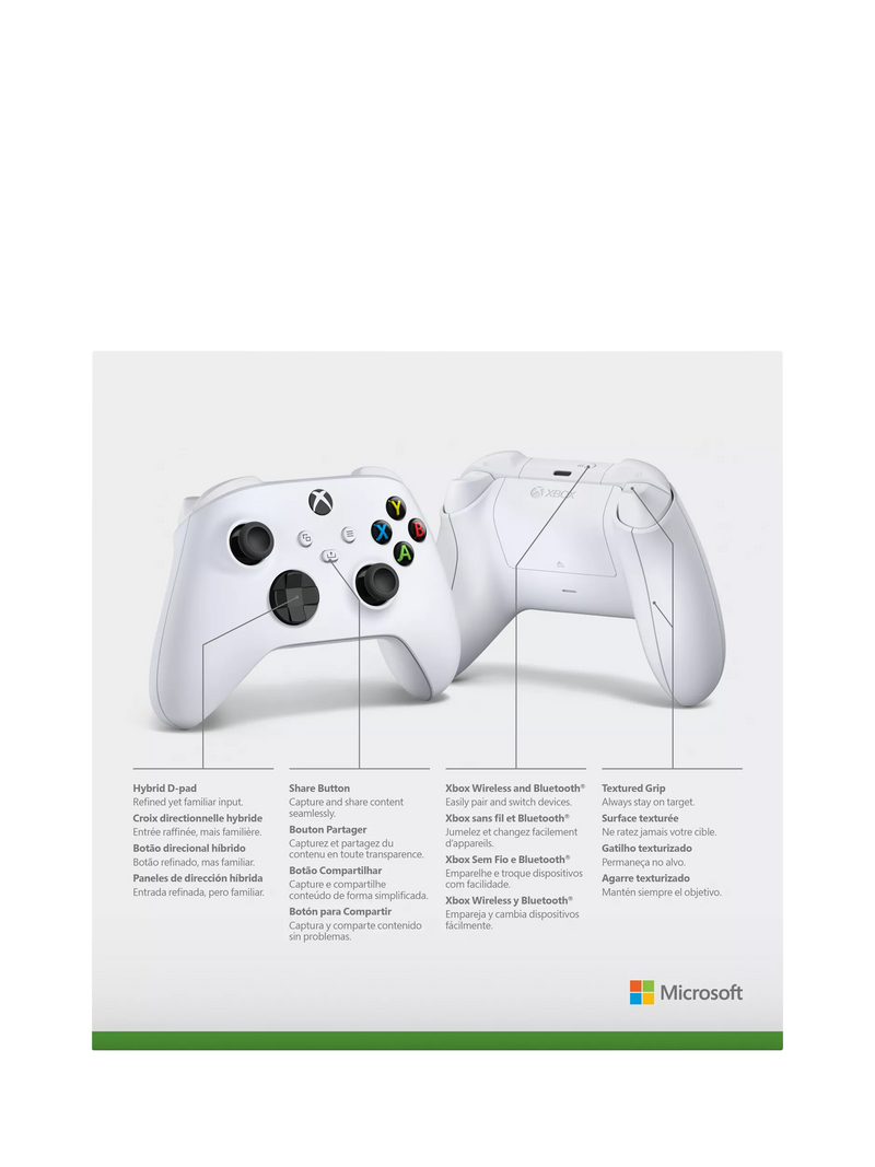 Microsoft Xbox Wireless Controller Merlin White, UK version