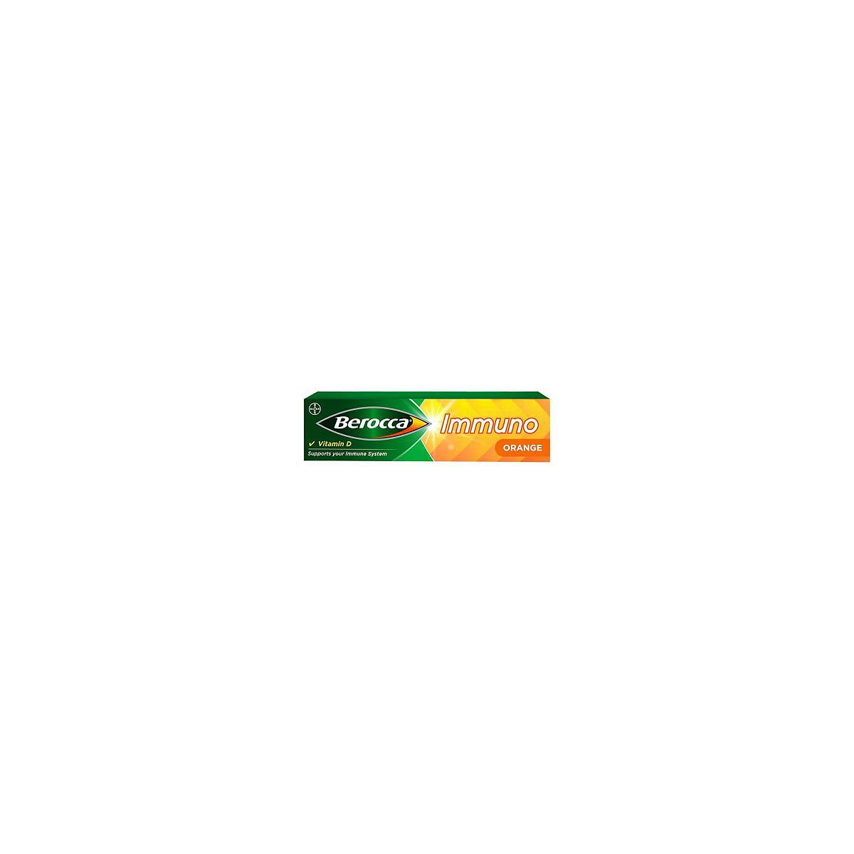 Berocca Immuno Effervescent Tablets Orange Flavour 15s General Health & Remedies Boots   