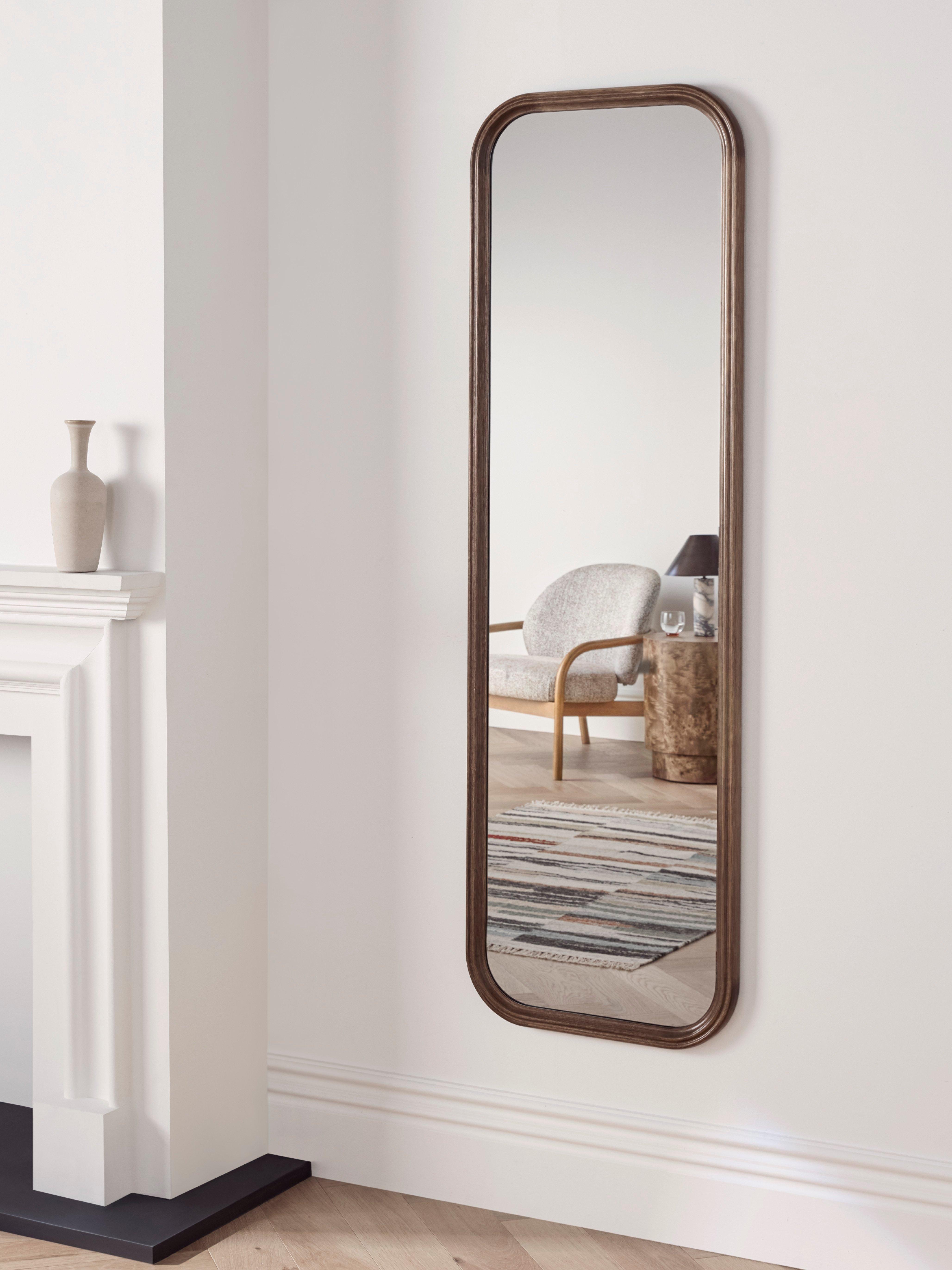 John Lewis full-length wall mirror walnut 160x50cm - British product