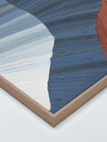 John Lewis Coastal Fan framed canvas 100x70cm (British brand)