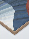 John Lewis Coastal Fan framed canvas 100x70cm (British brand)