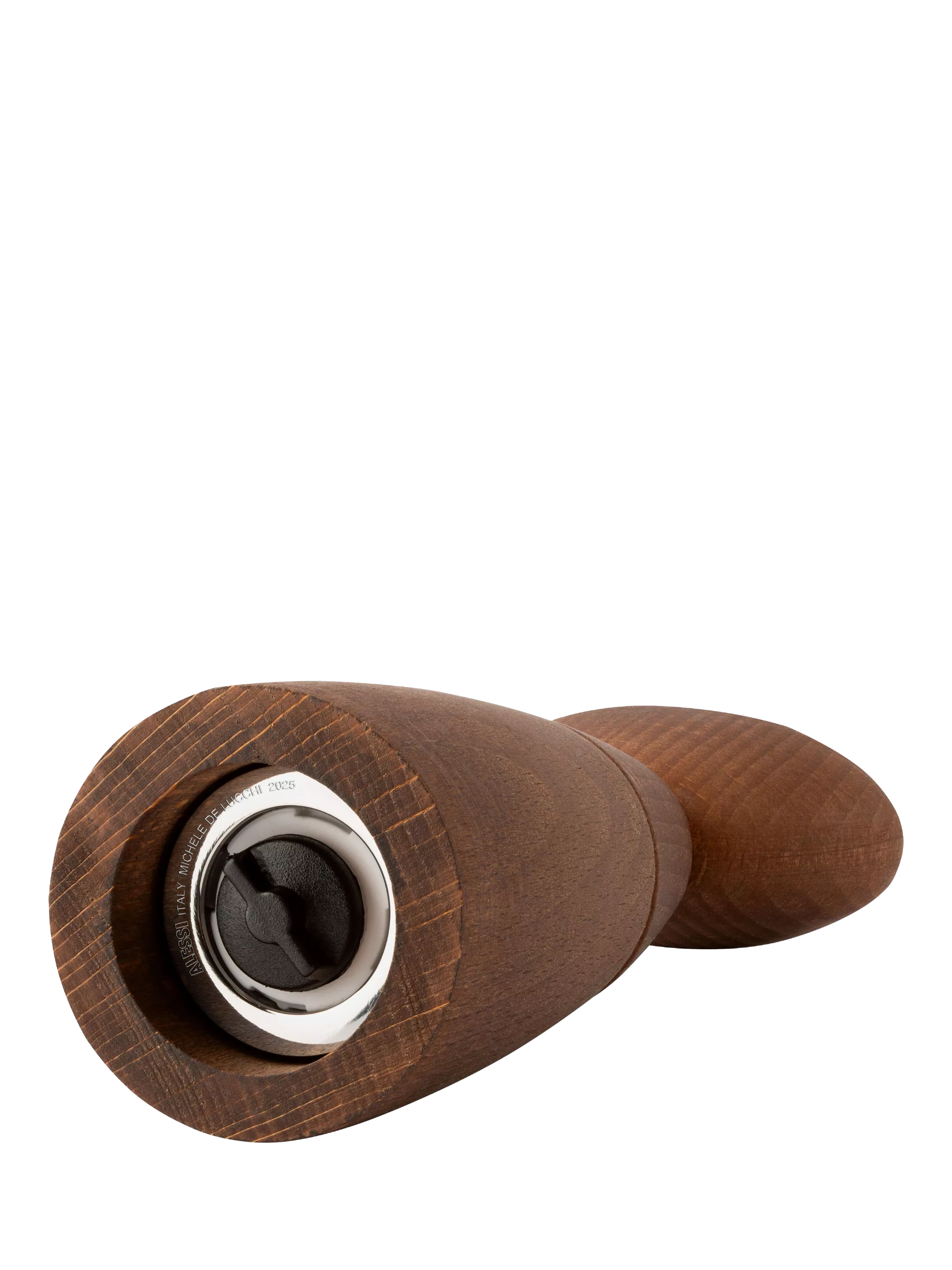 Alessi salt and pepper mill beech wood 16.5cm (British brand)