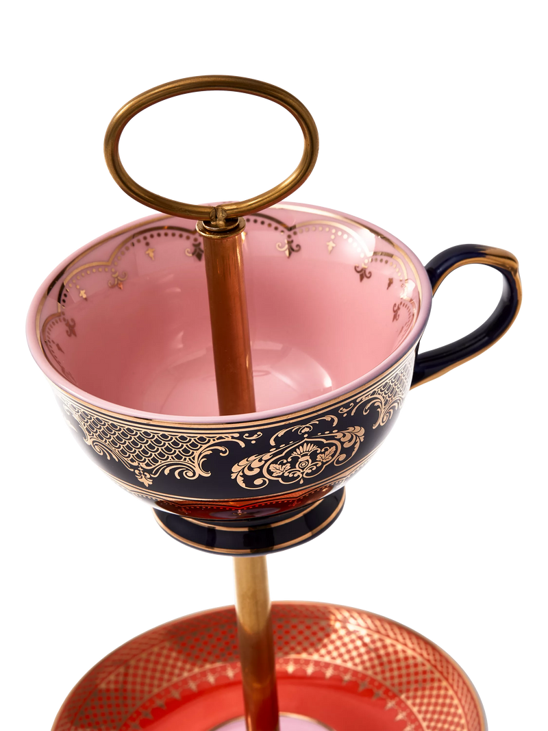 pols potten Grandpa high tea tiered porcelain set, UK version