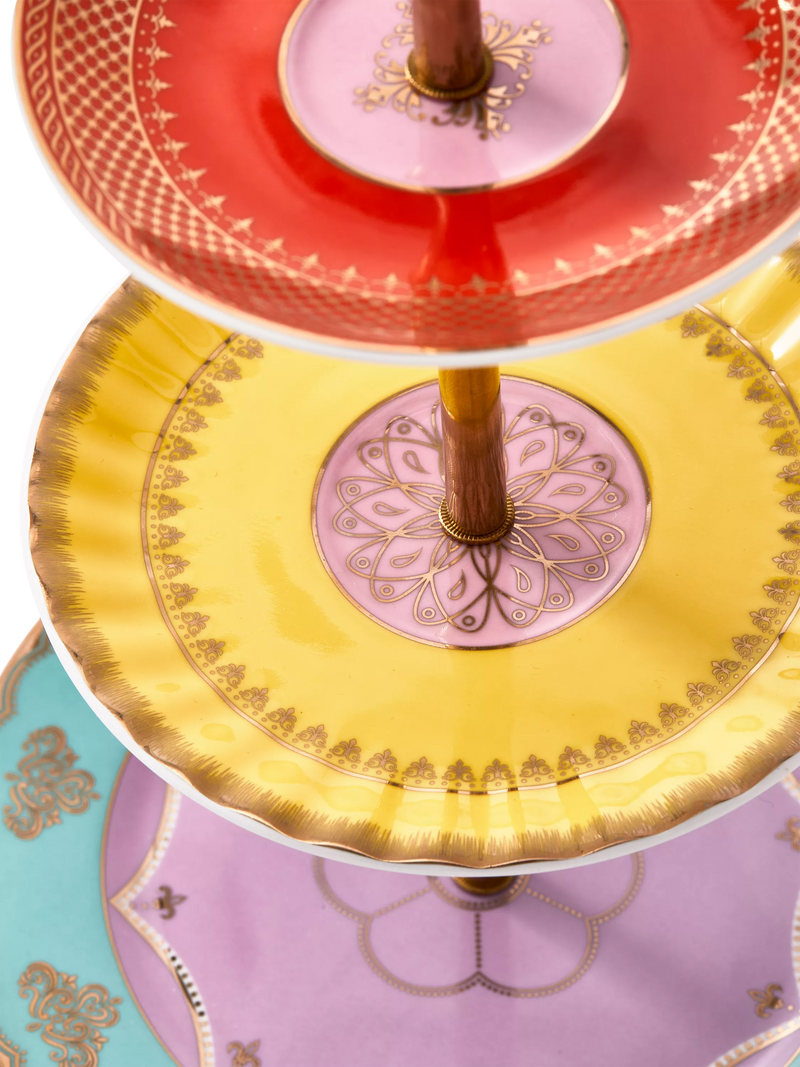 pols potten Grandpa high tea tiered porcelain set, UK version