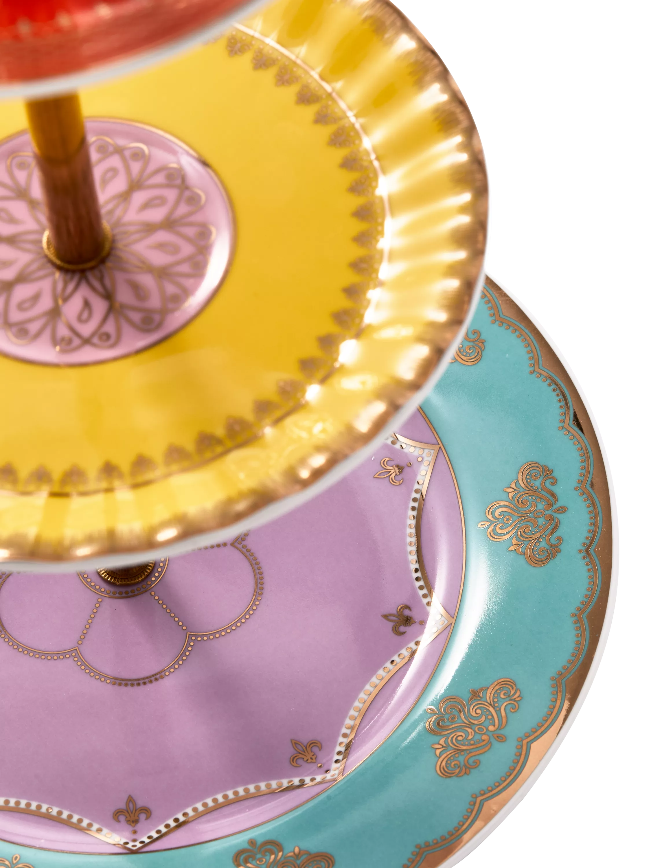 pols potten Grandpa high tea tiered porcelain set, UK version