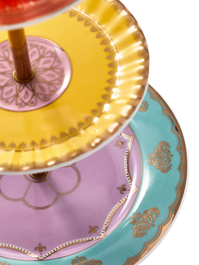 pols potten Grandpa high tea tiered porcelain set, UK version