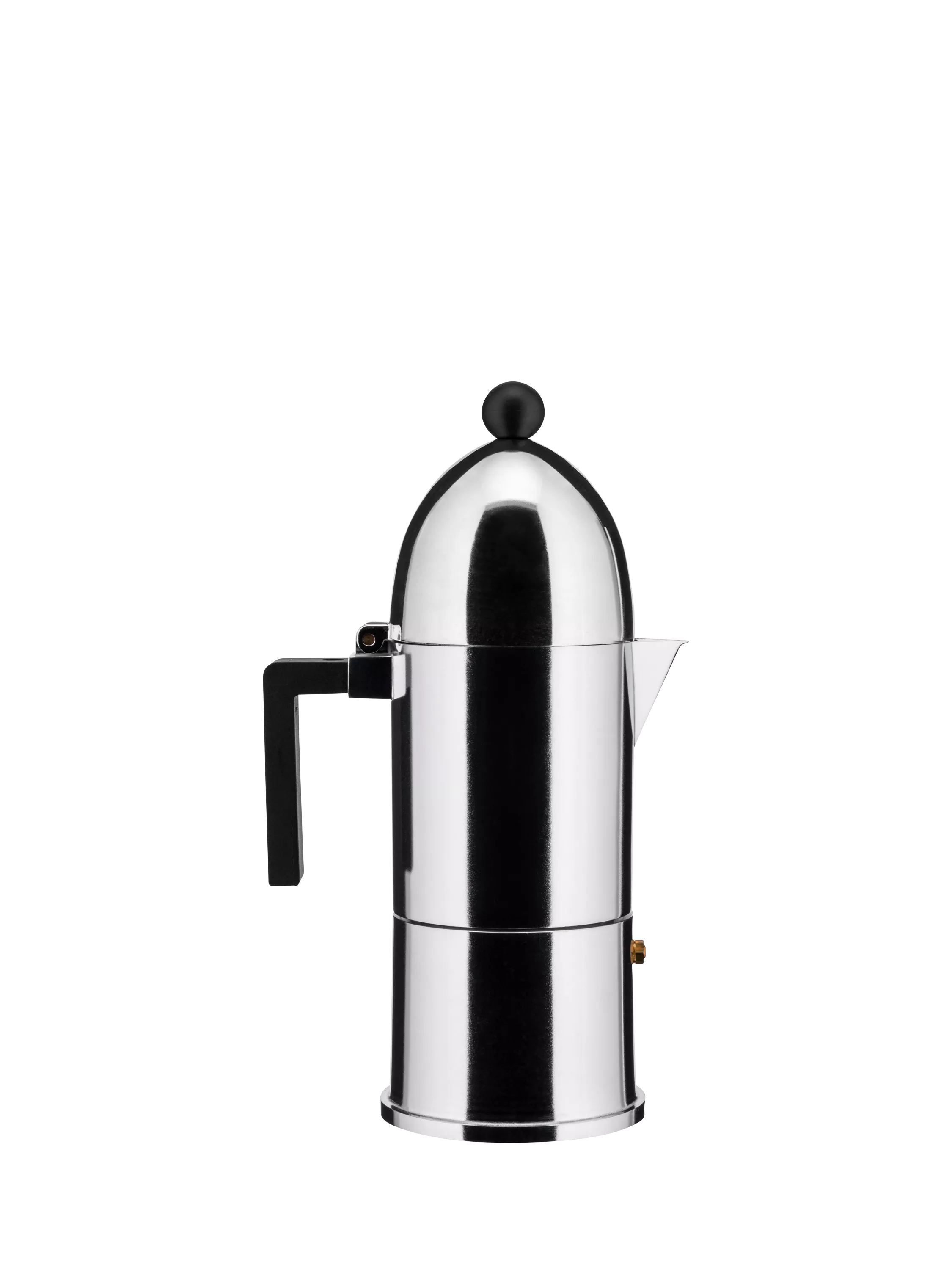 Alessi La Cupola espresso coffee maker 6 cup silver (British brand)