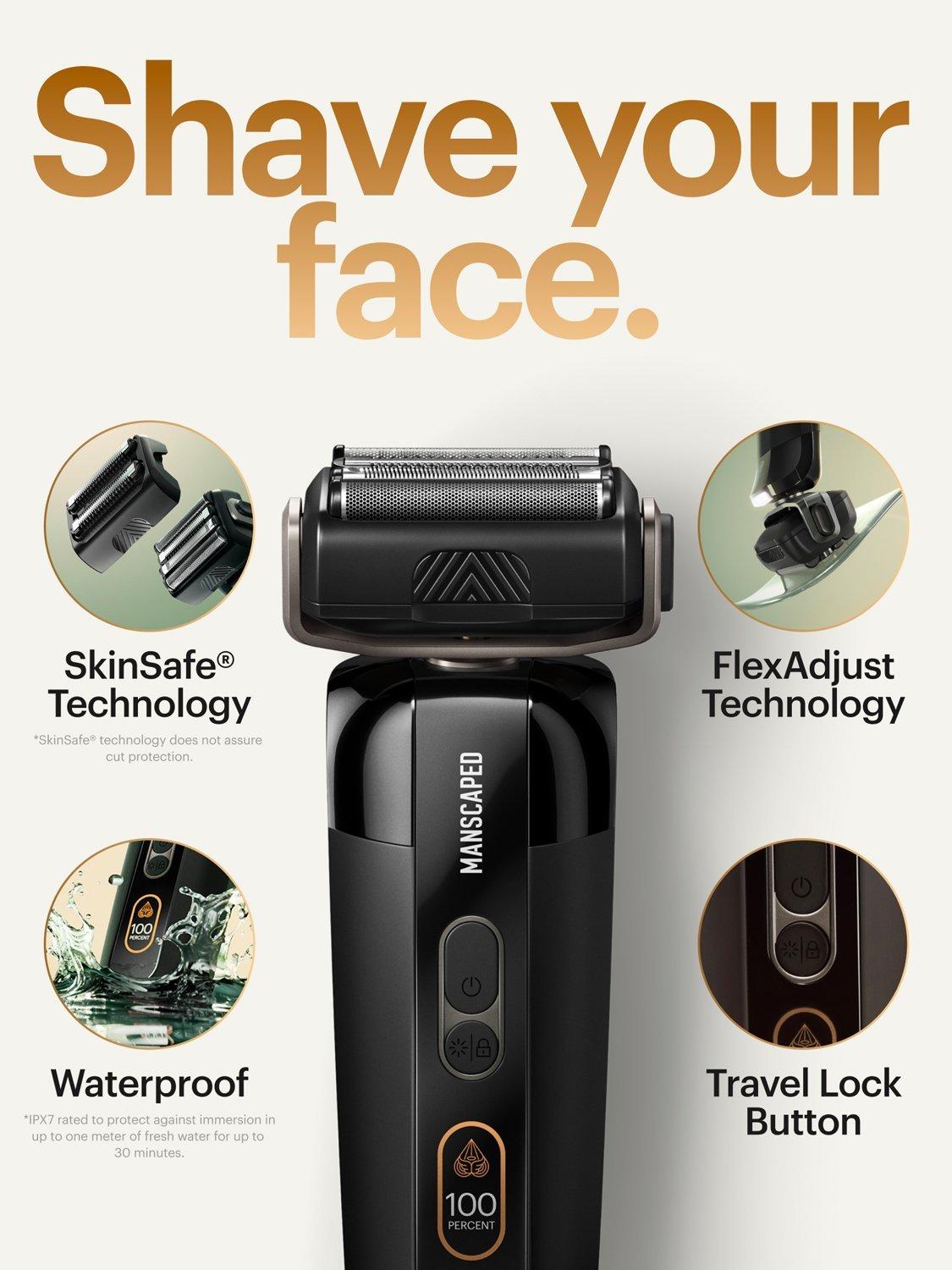 MANSCAPED The Chairman Pro electric foil shaver black (British brand)