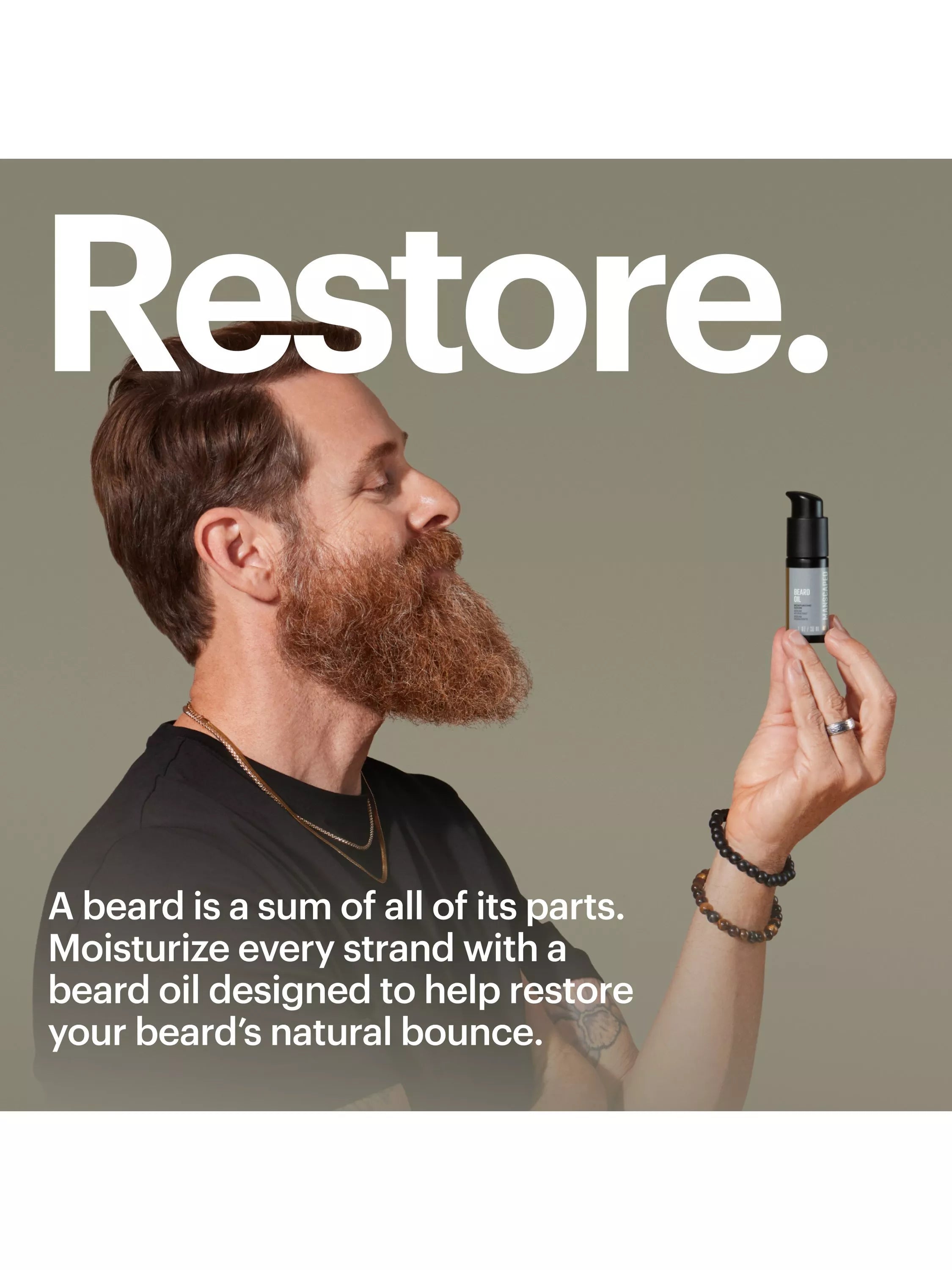 MANSCAPED beard oil 25ml - British product