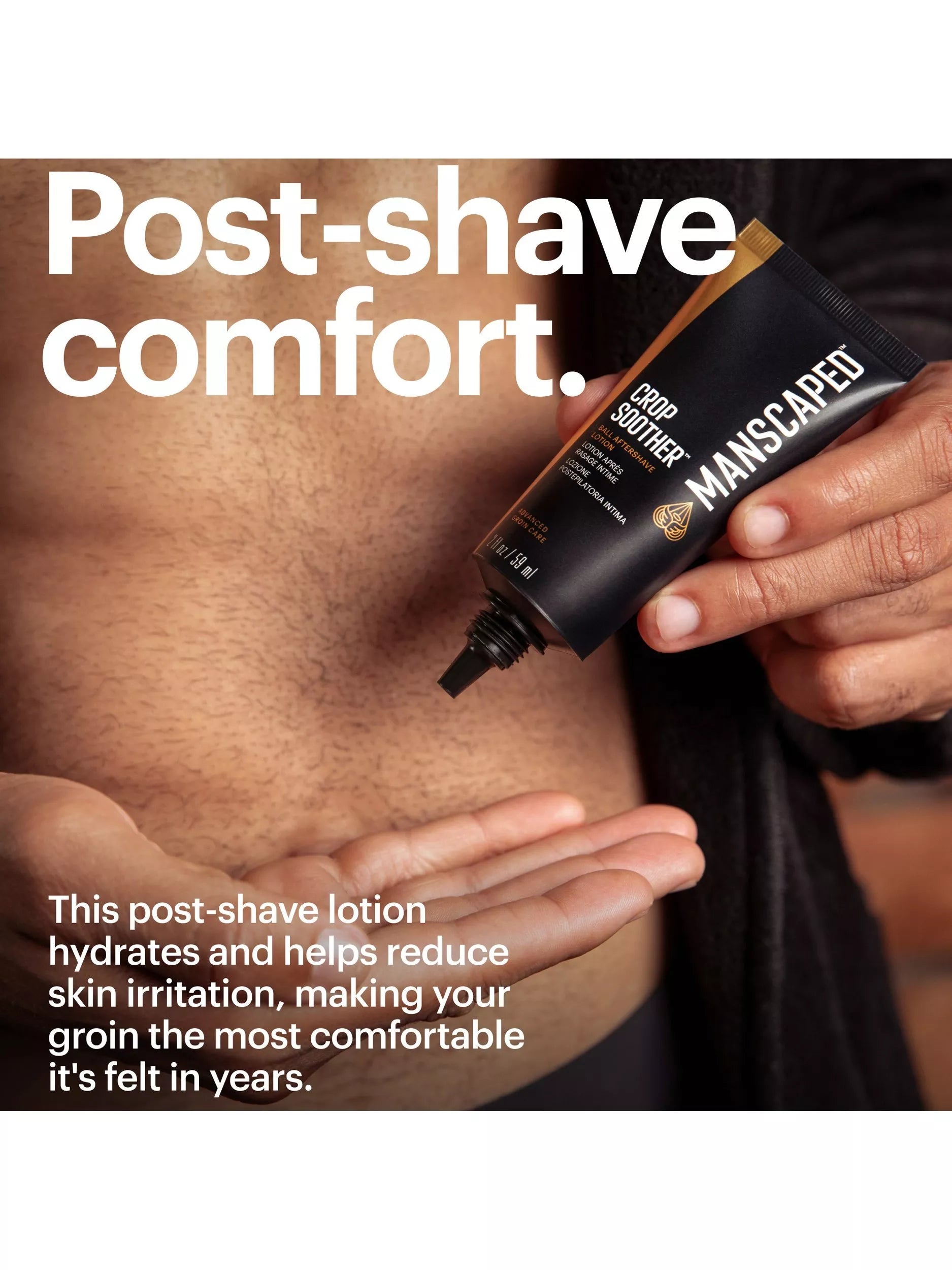 MANSCAPED post-shave lotion 59ml, imported from the UK