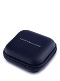 Tommy Hilfiger leather braided bracelet black silver, UK version