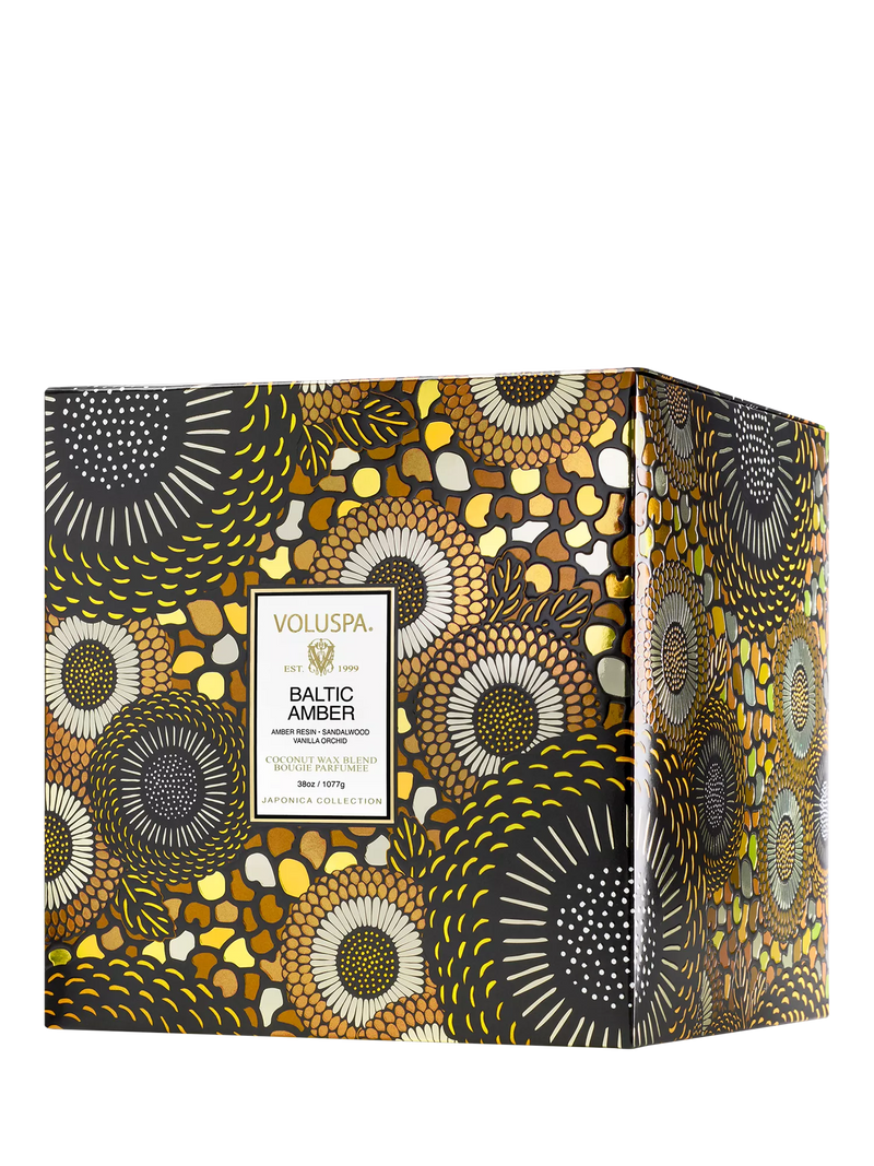 Voluspa Baltic Amber candle 1.1kg, imported from the UK