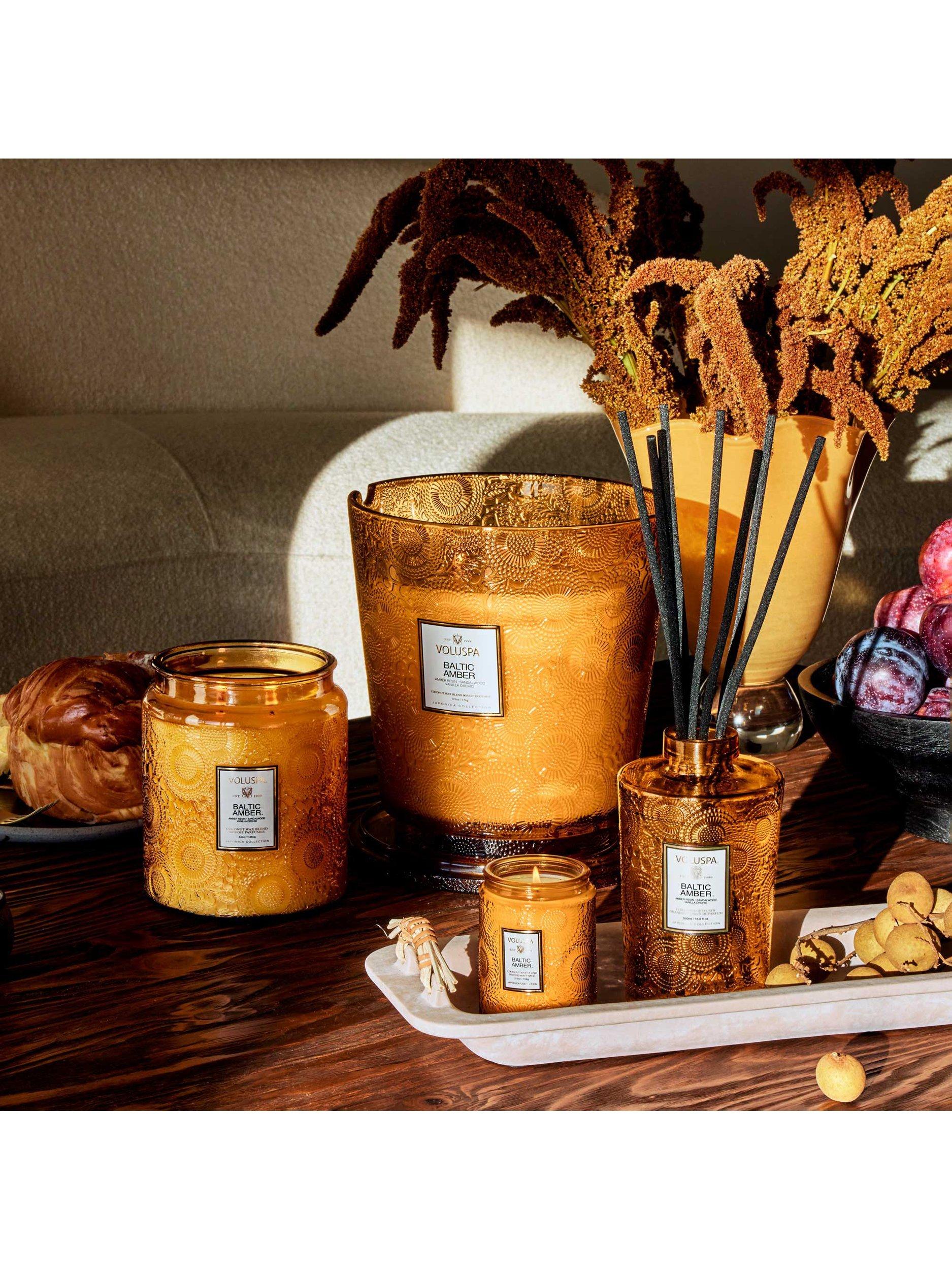 Voluspa Baltic Amber five wick candle 3.5kg, imported from the UK