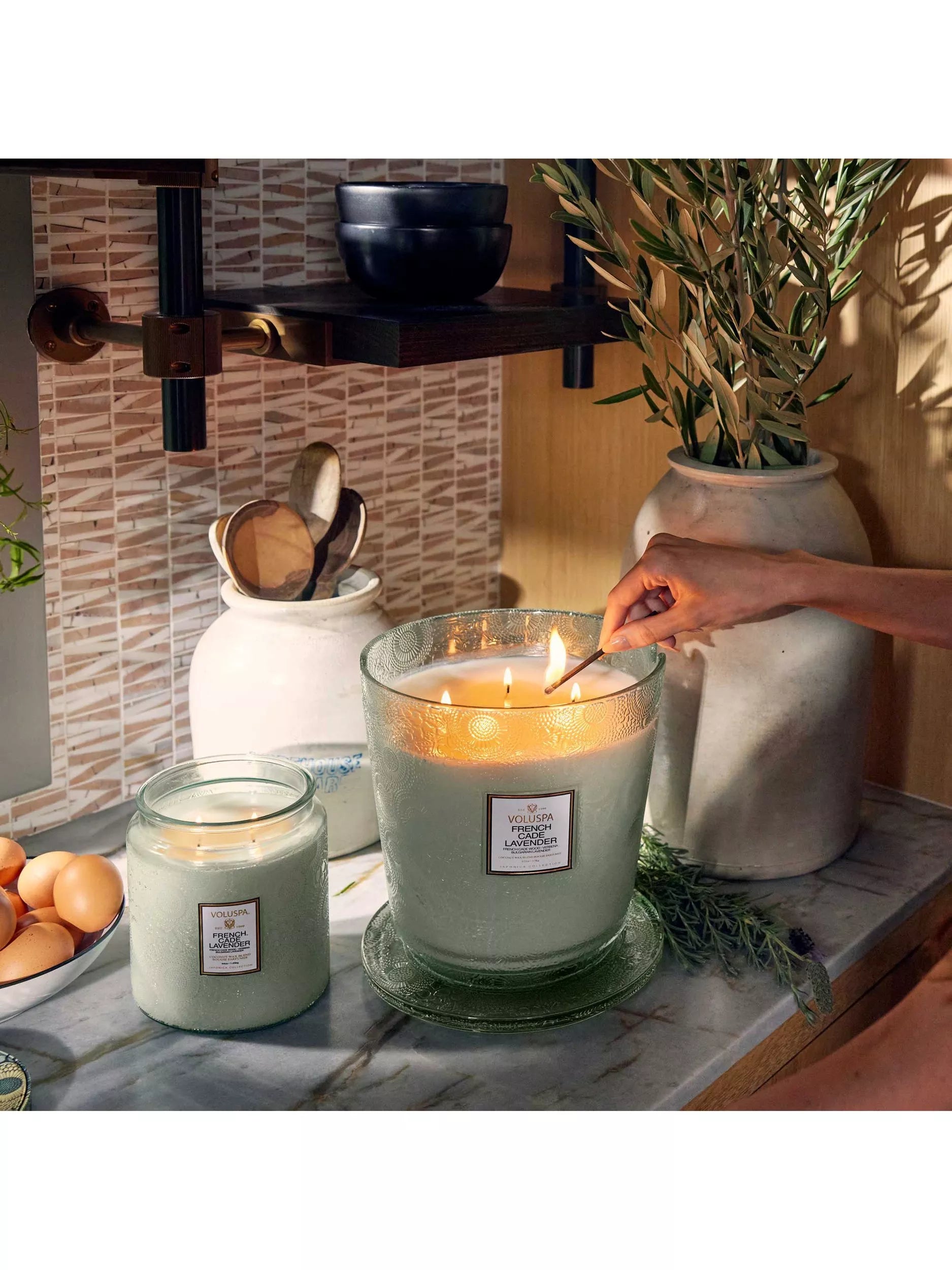 Voluspa scented candle French Cade 3.5kg, UK version