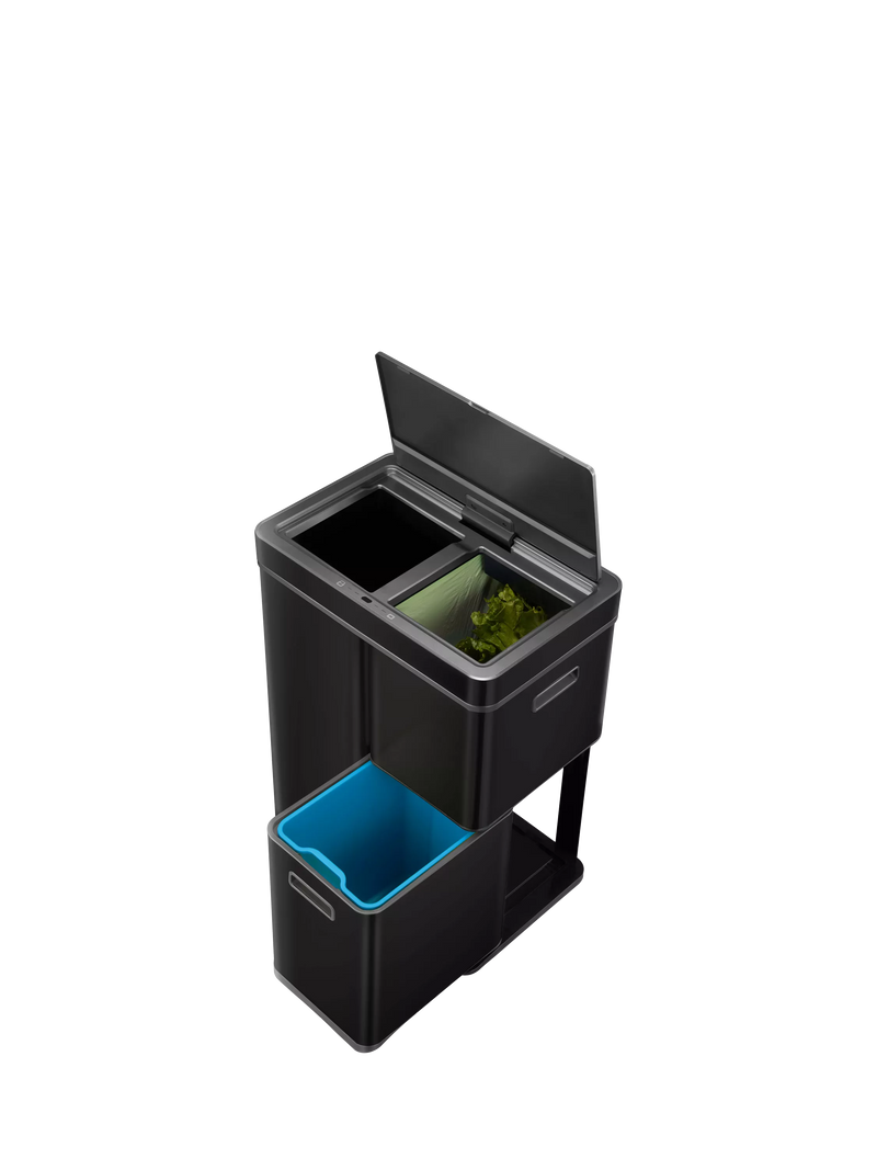EKO stainless steel sensor bin 55L - British product