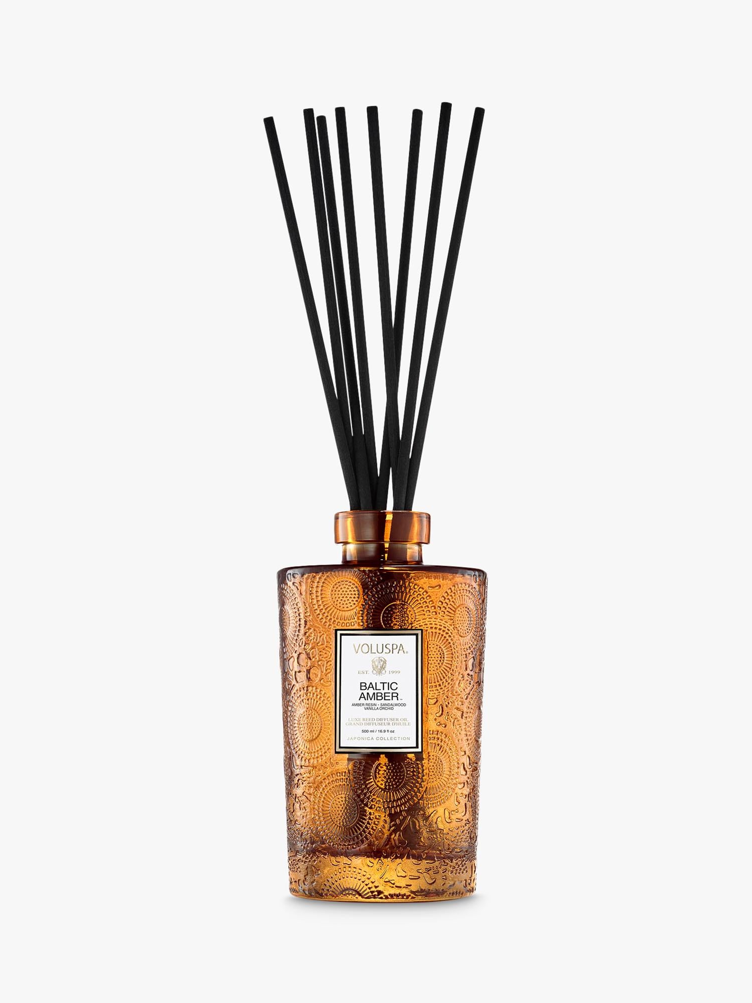Voluspa Baltic Amber reed diffuser 500ml, imported from the UK