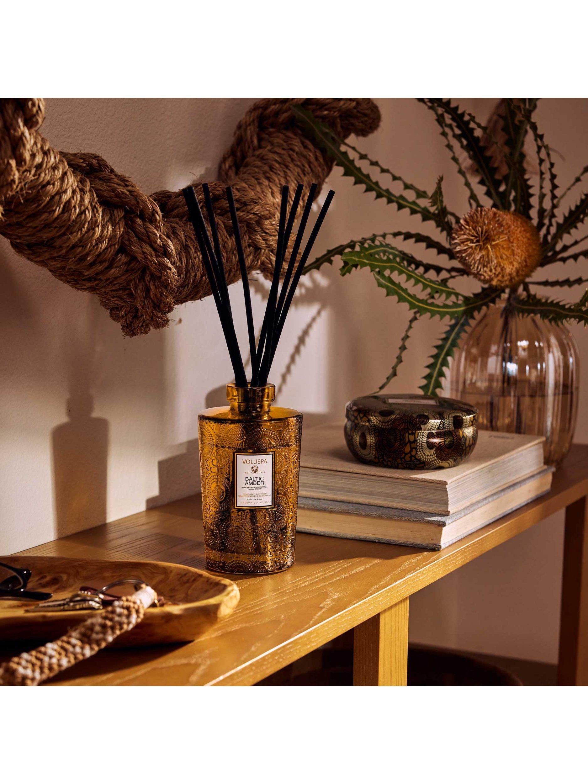 Voluspa Baltic Amber reed diffuser 500ml, imported from the UK