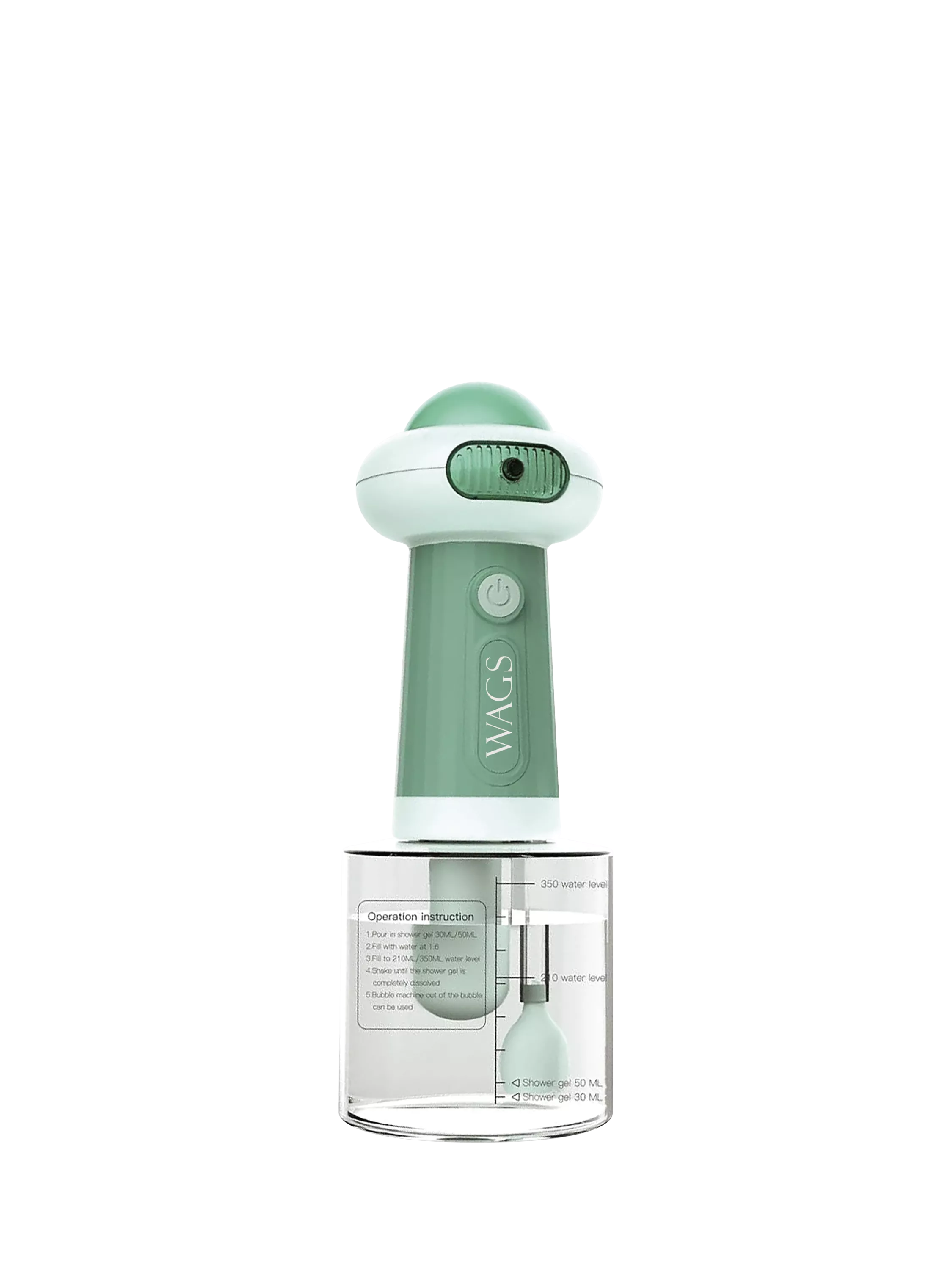 WAGS dog bubble bather green, UK version