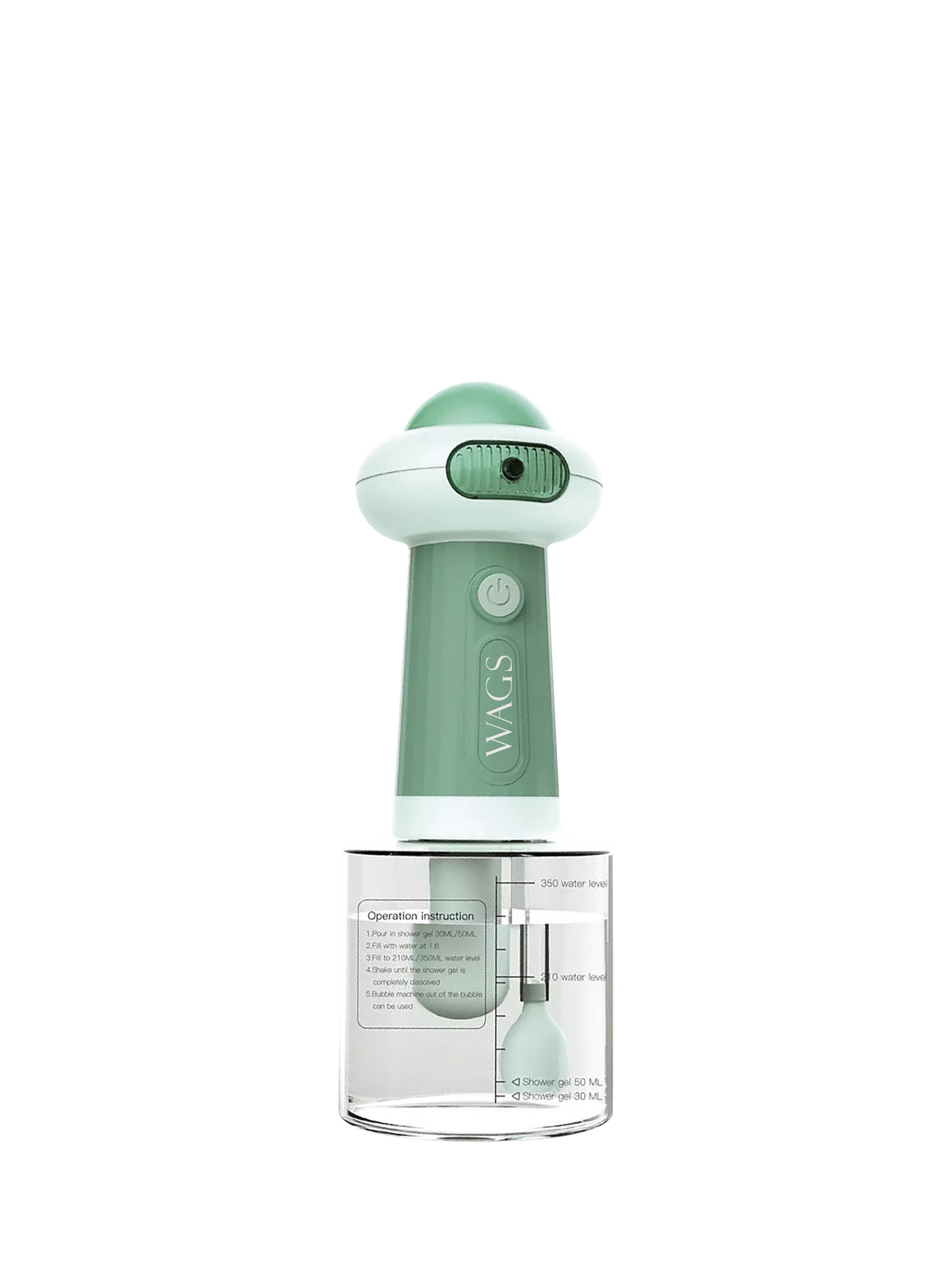 WAGS dog bubble bather green, UK version