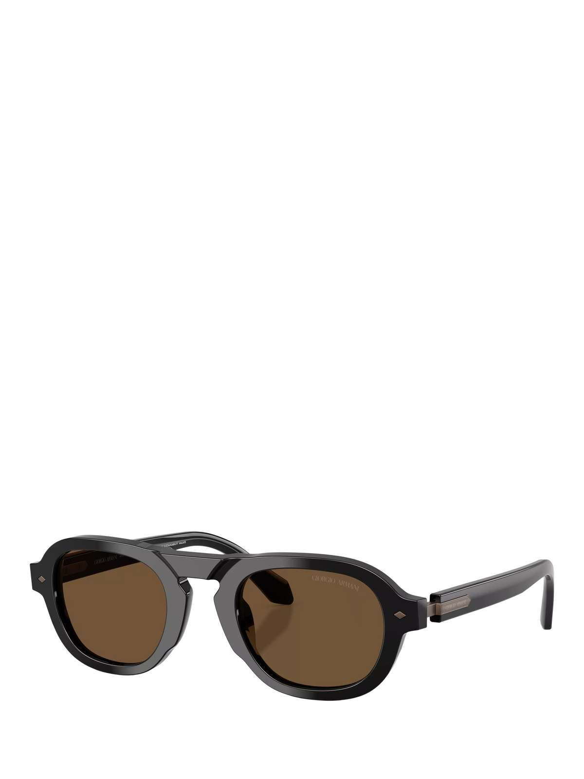 Armani Exchange oval sunglasses black frame AR8244, UK version