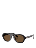 Armani Exchange oval sunglasses black frame AR8244, UK version